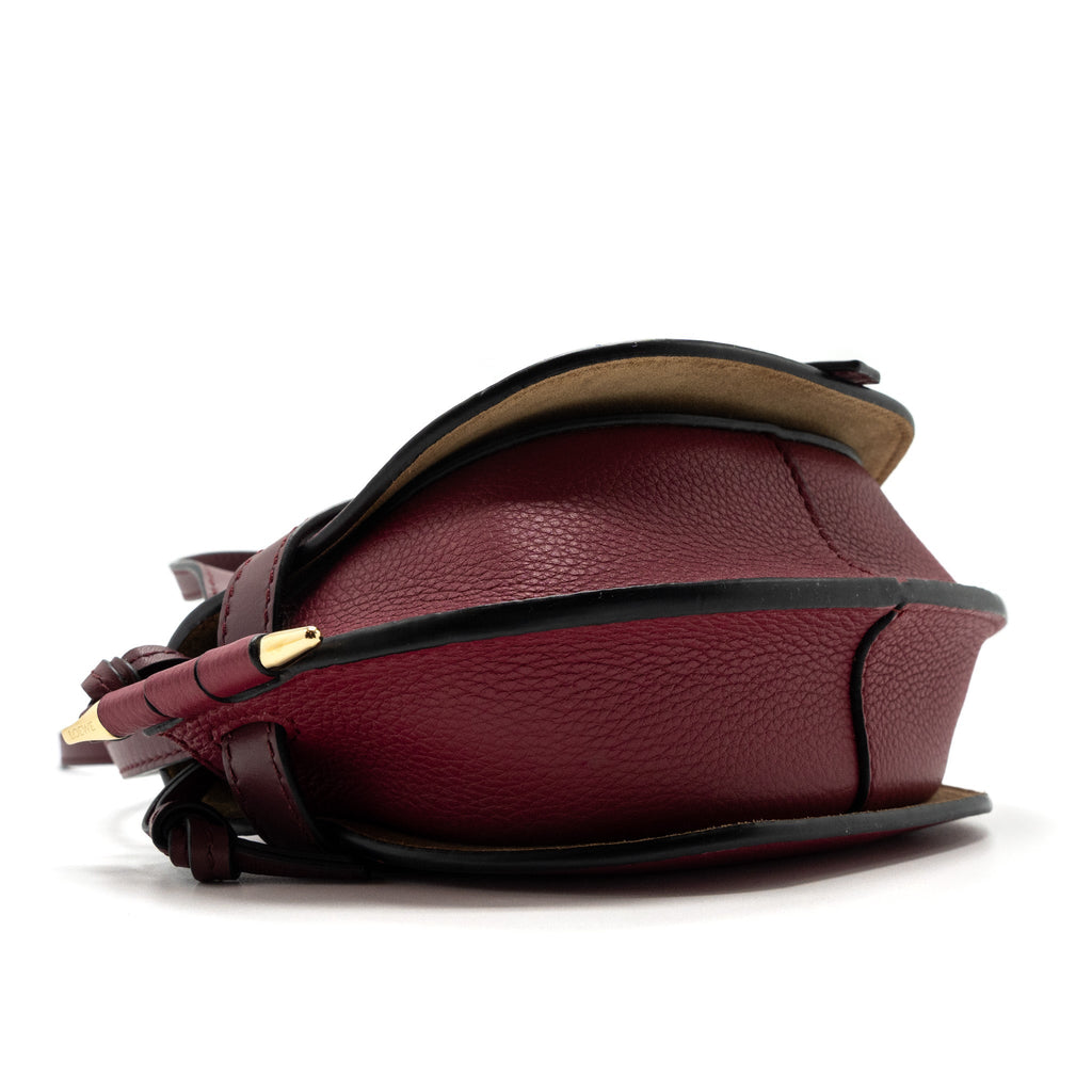 LOEWE MINI GATE BAG CALFSKIN MULTICOLOR RASPBERRY GHW