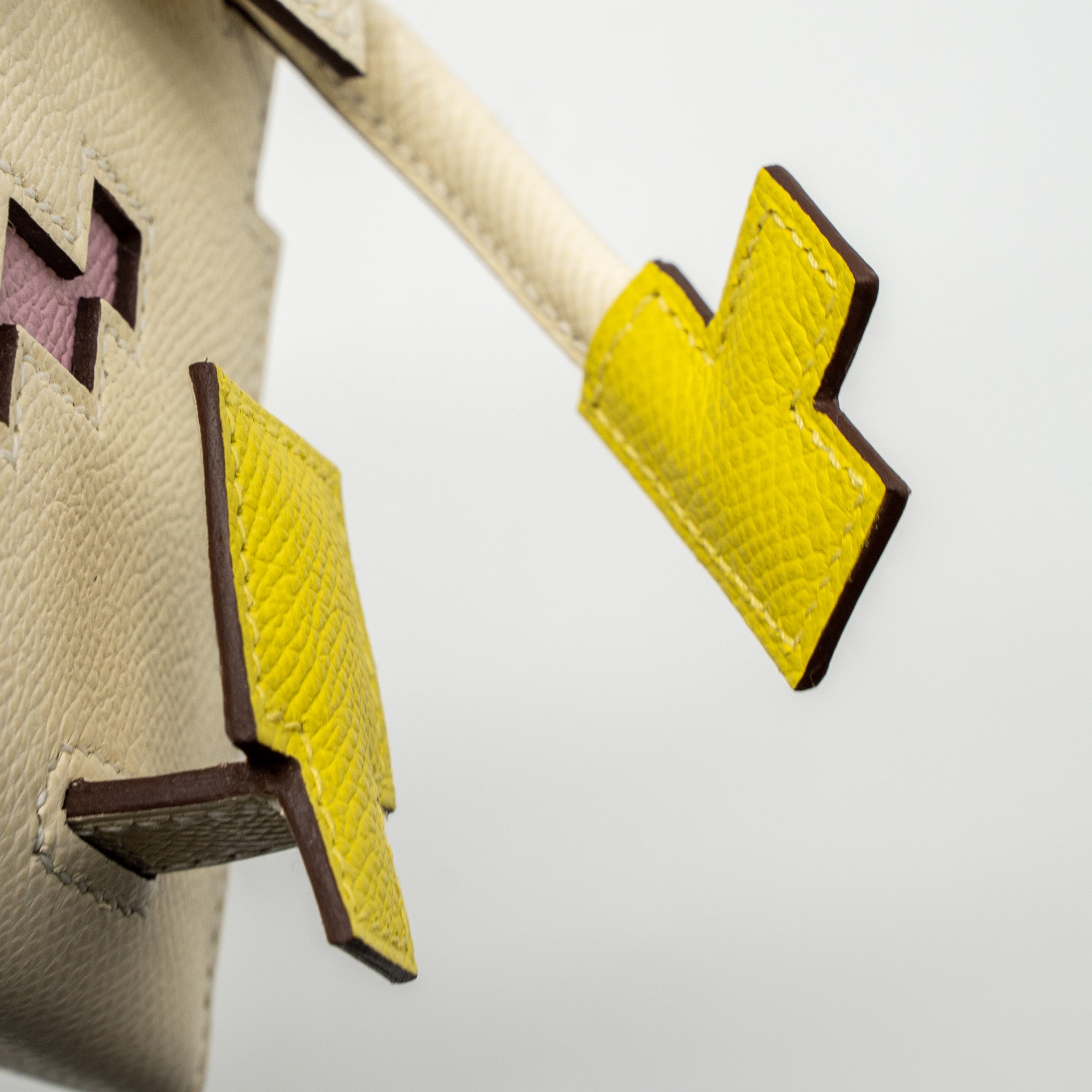 HERMES KELLY DOLE PICTO EPSOM NATA/LIME/MAUVE SYLVESTRE/CHAI SHW
