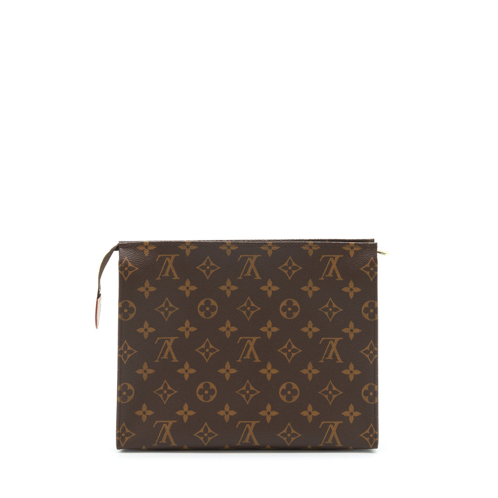 LOUIS VUITTON TOILETRY POCHETTE 26 MONOGRAM CANVAS GHW