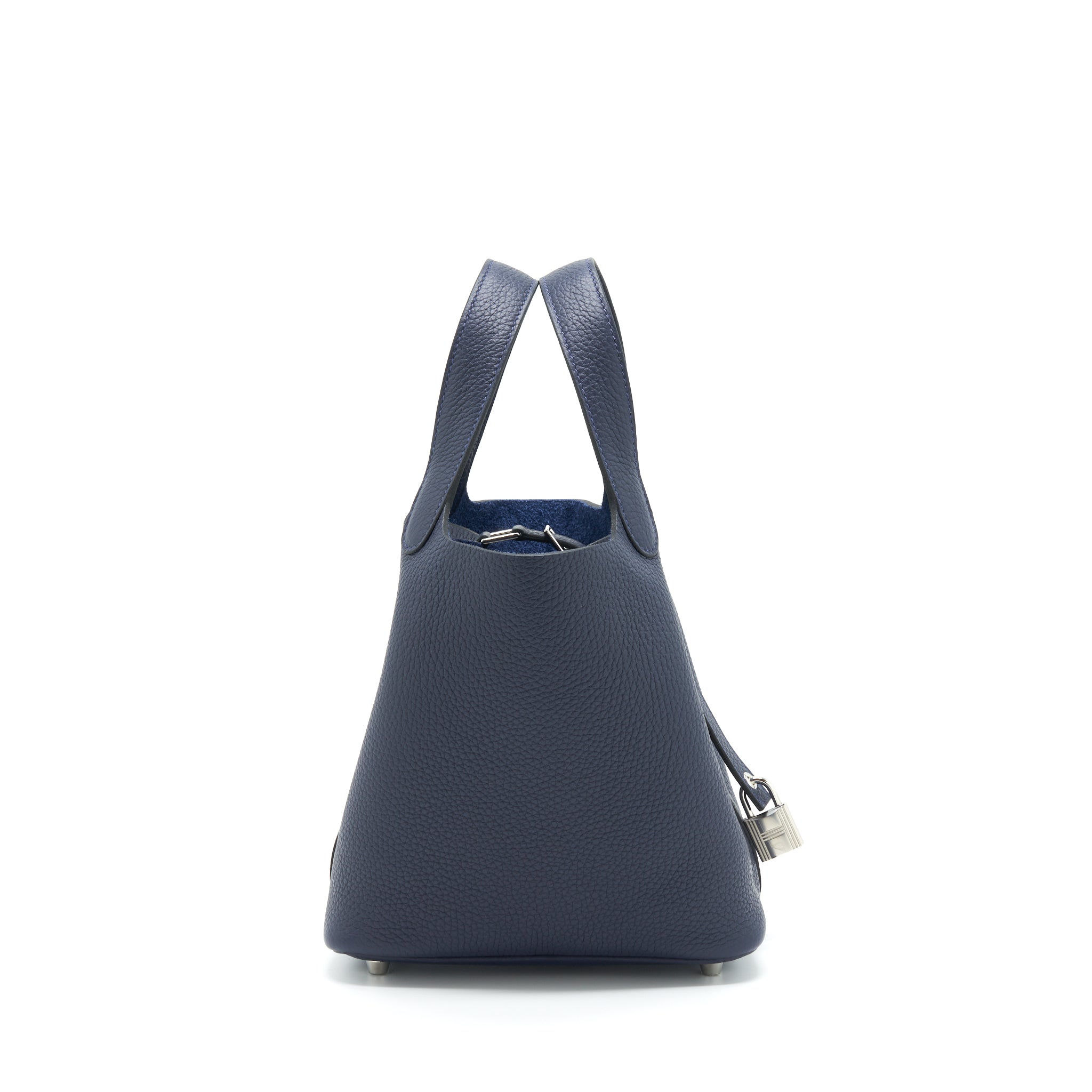 HERMES PICOTIN 18 LOCK BAG CLEMENCE BLUE NUIT SHW