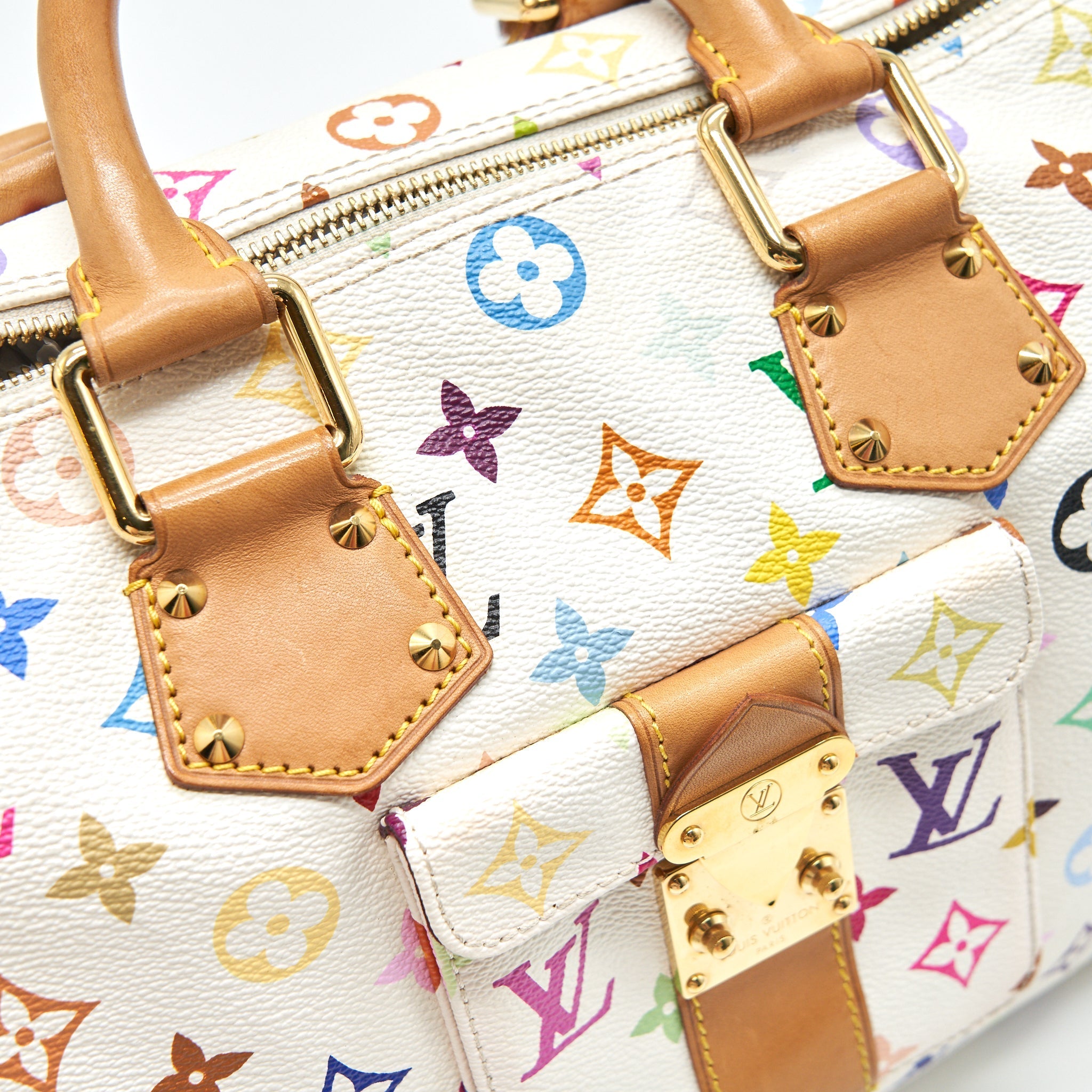 LOUIS VUITTON MONOGRAM MULTICOLOR SPEEDY 30 TOTE