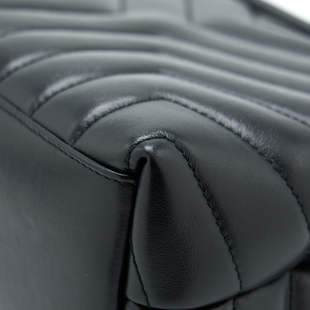 SAINT LAURENT/ YSL LOULOU BAG BLACK WITH BLACK HARDWARE
