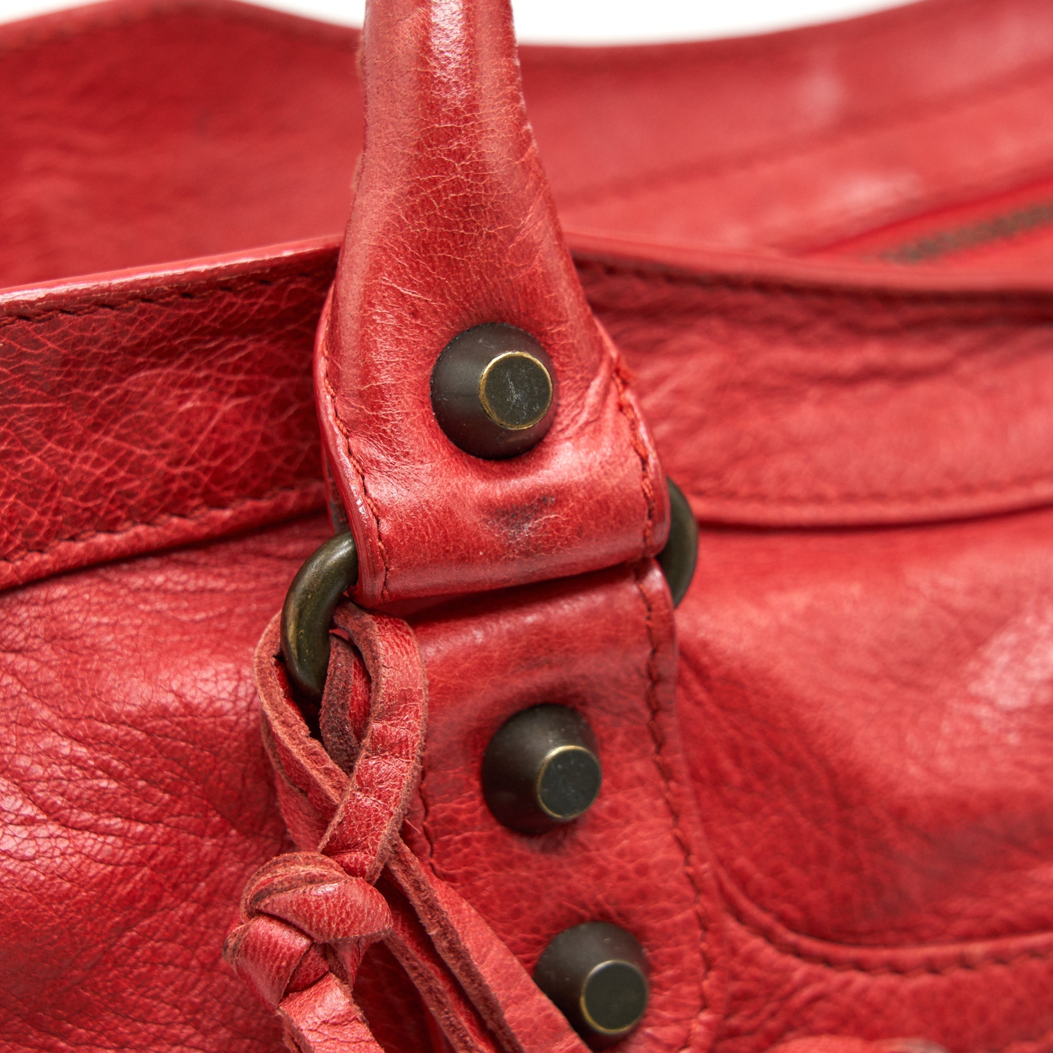BALENCIAGA CLASSIC CITY BAG RED