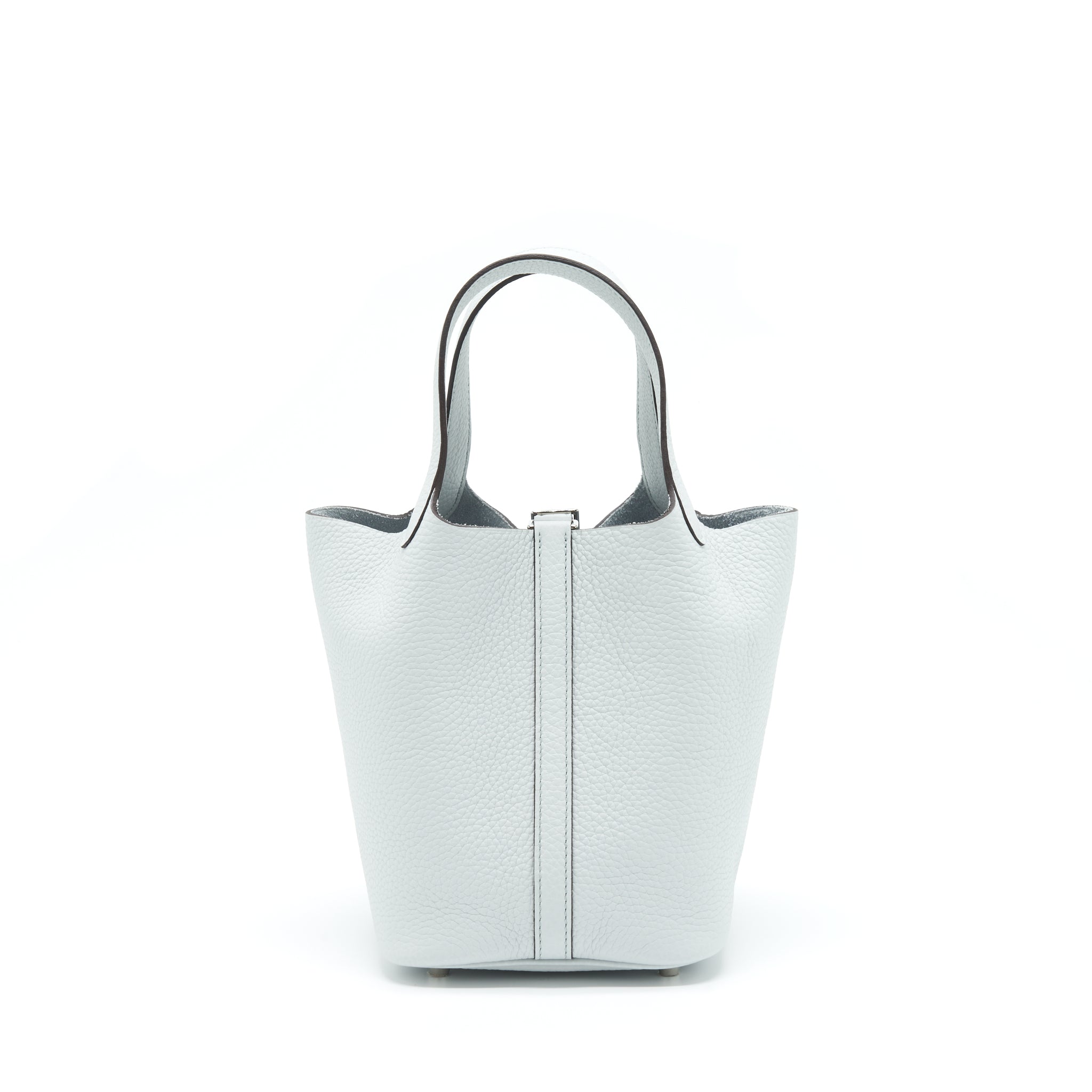 HERMES PICOTIN LOCK 18 BAG CLEMENCE BLEU PALE SHW