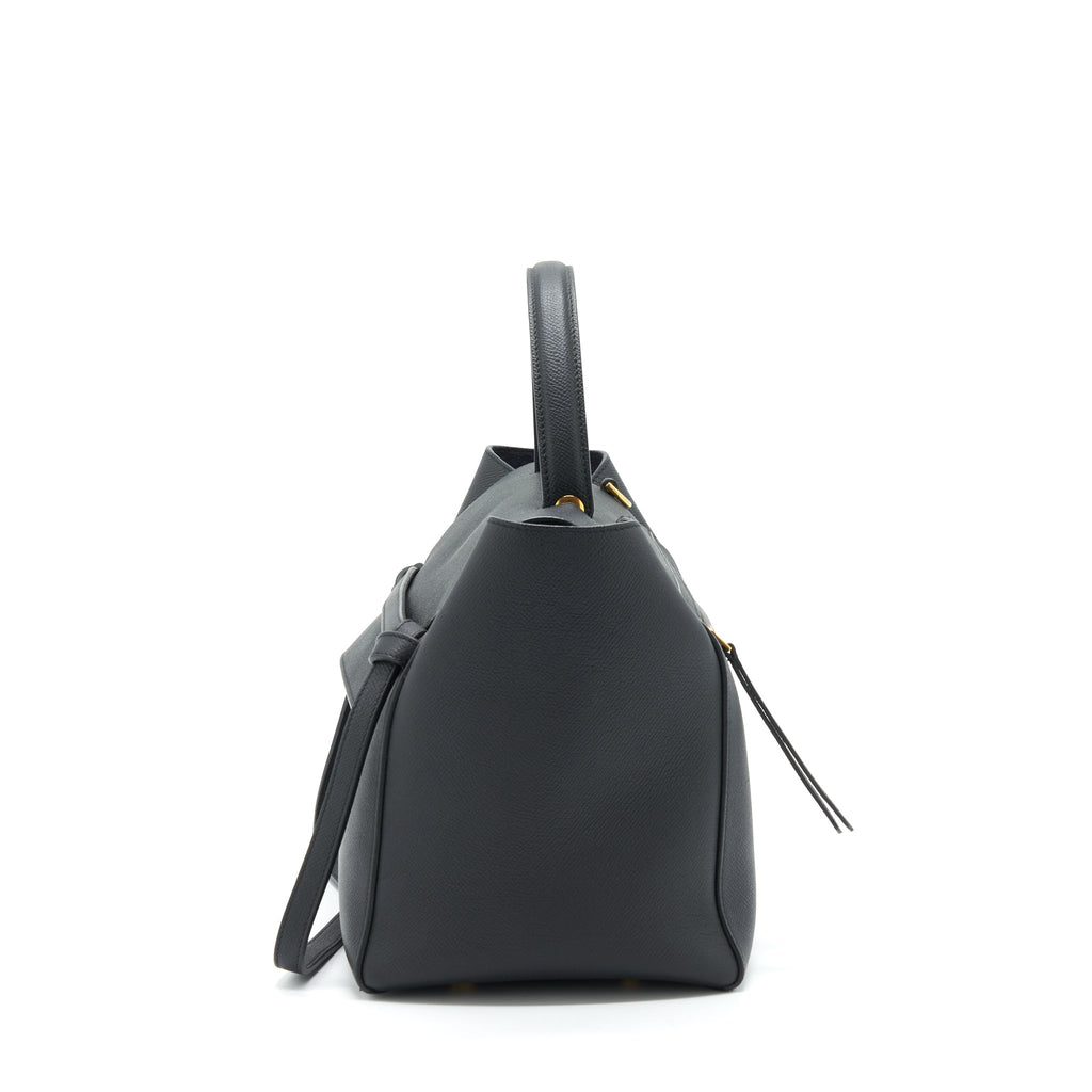 CELINE MINI BELT BAG GRAINED CALFSKIN BLACK GHW
