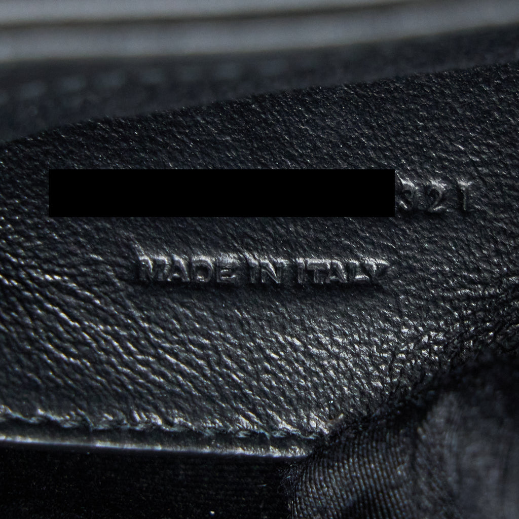 SAINT LAURENT/ YSL LOULOU BAG BLACK WITH BLACK HARDWARE