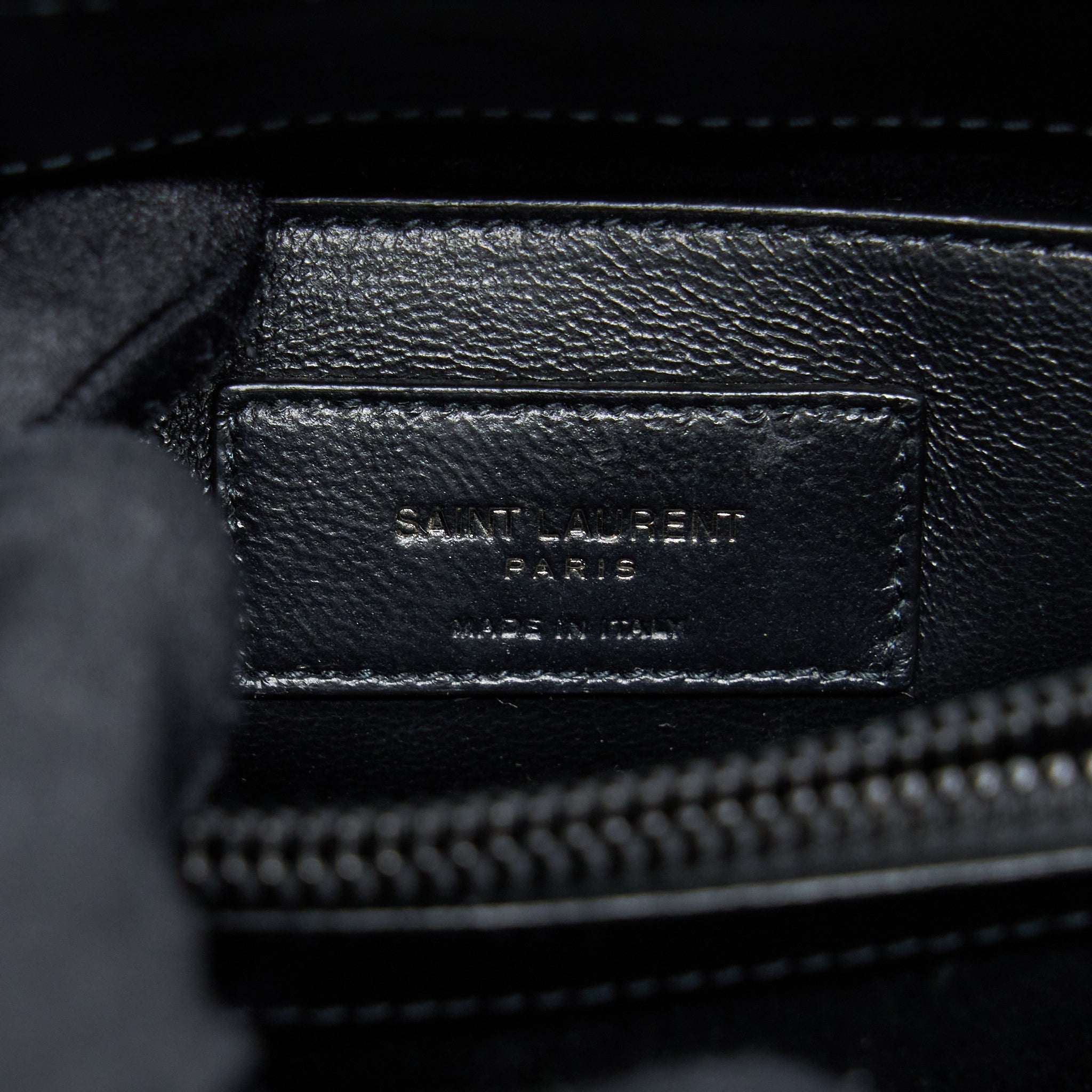 SAINT LAURENT/ YSL LOULOU BAG BLACK WITH BLACK HARDWARE