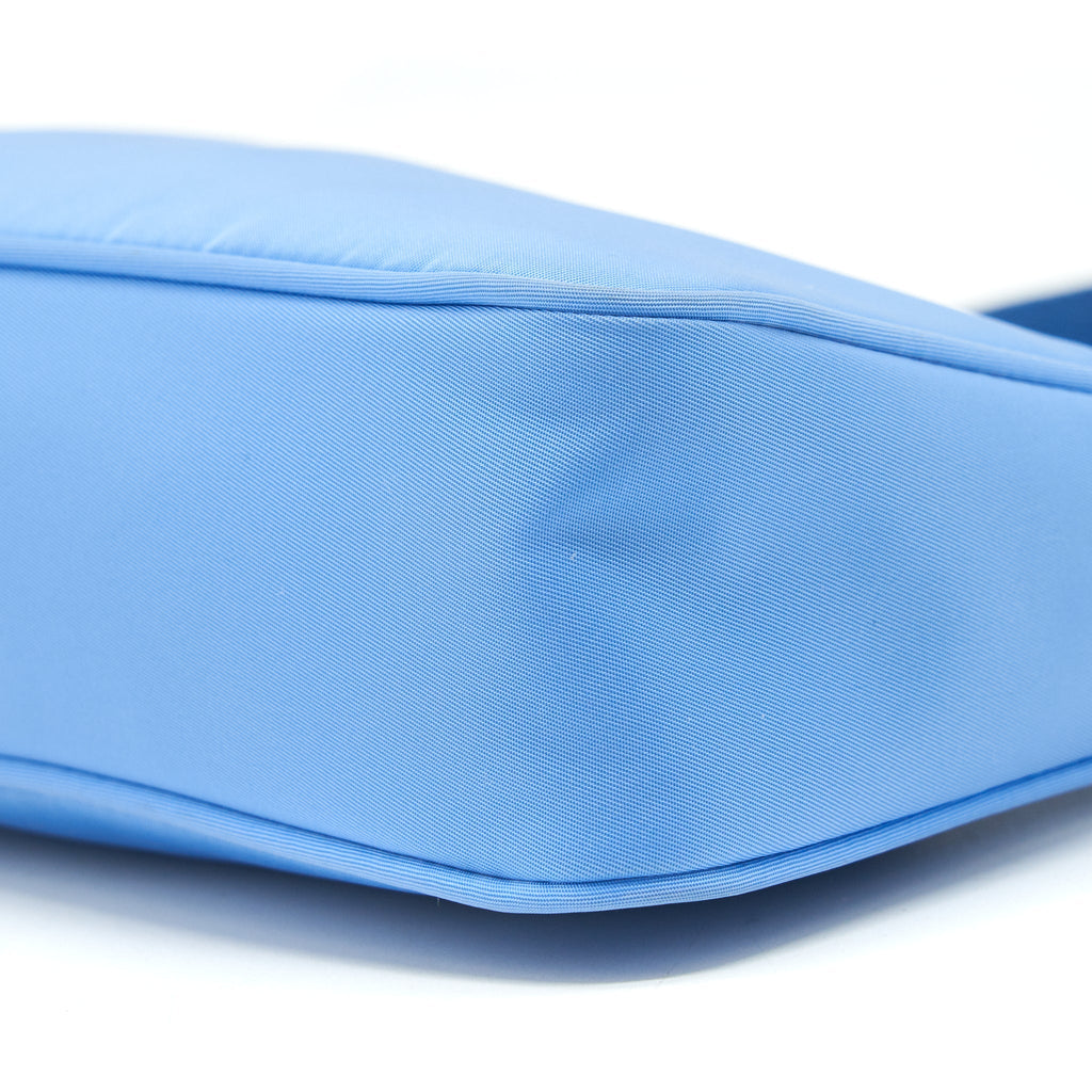 PRADA NYLON SHOULDER BAG BLUE