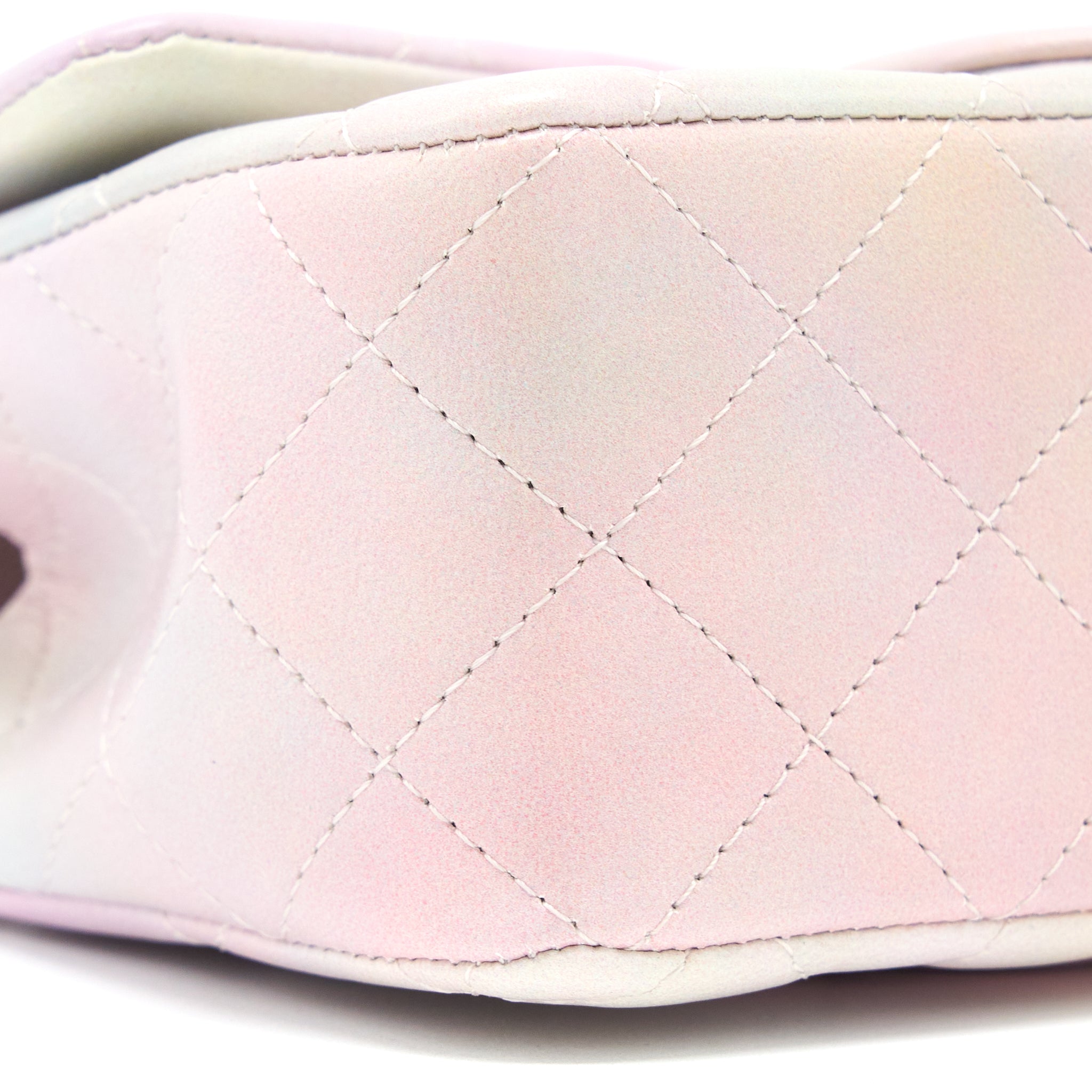 CHANEL TOP HANDLE MINI RECTANGULAR FLAP OMBRÉ MULTICOLOUR LAMBSKIN GHW (MICROCHIP)