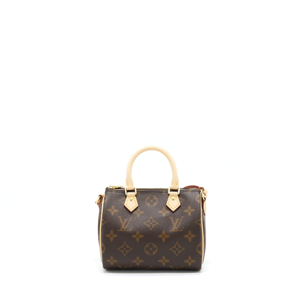 LOUIS VUITTON NANO SPEEDY MONOGRAM CANVAS GHW
