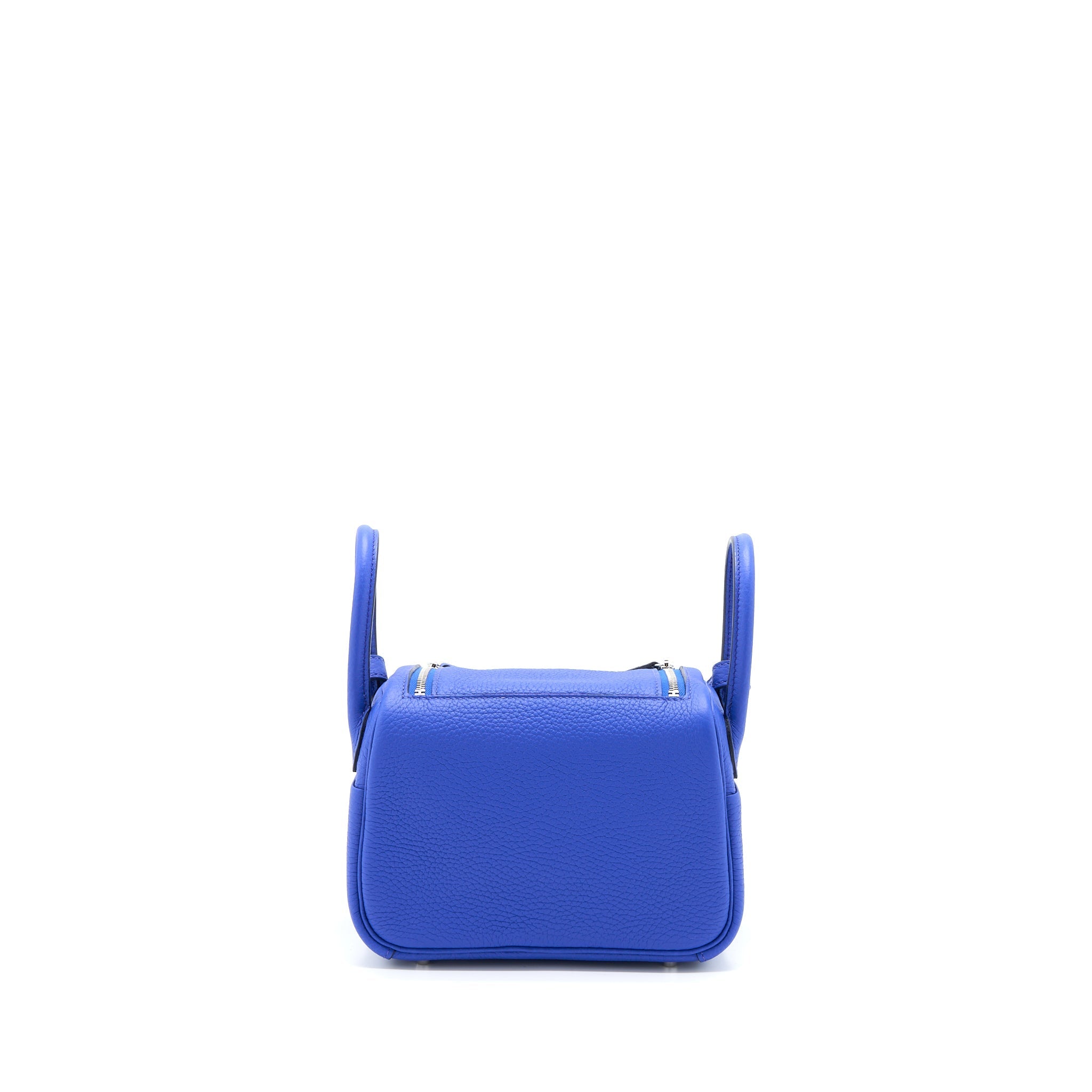 HERMES MINI LINDY CLEMENCE BLUE ROYAL SHW