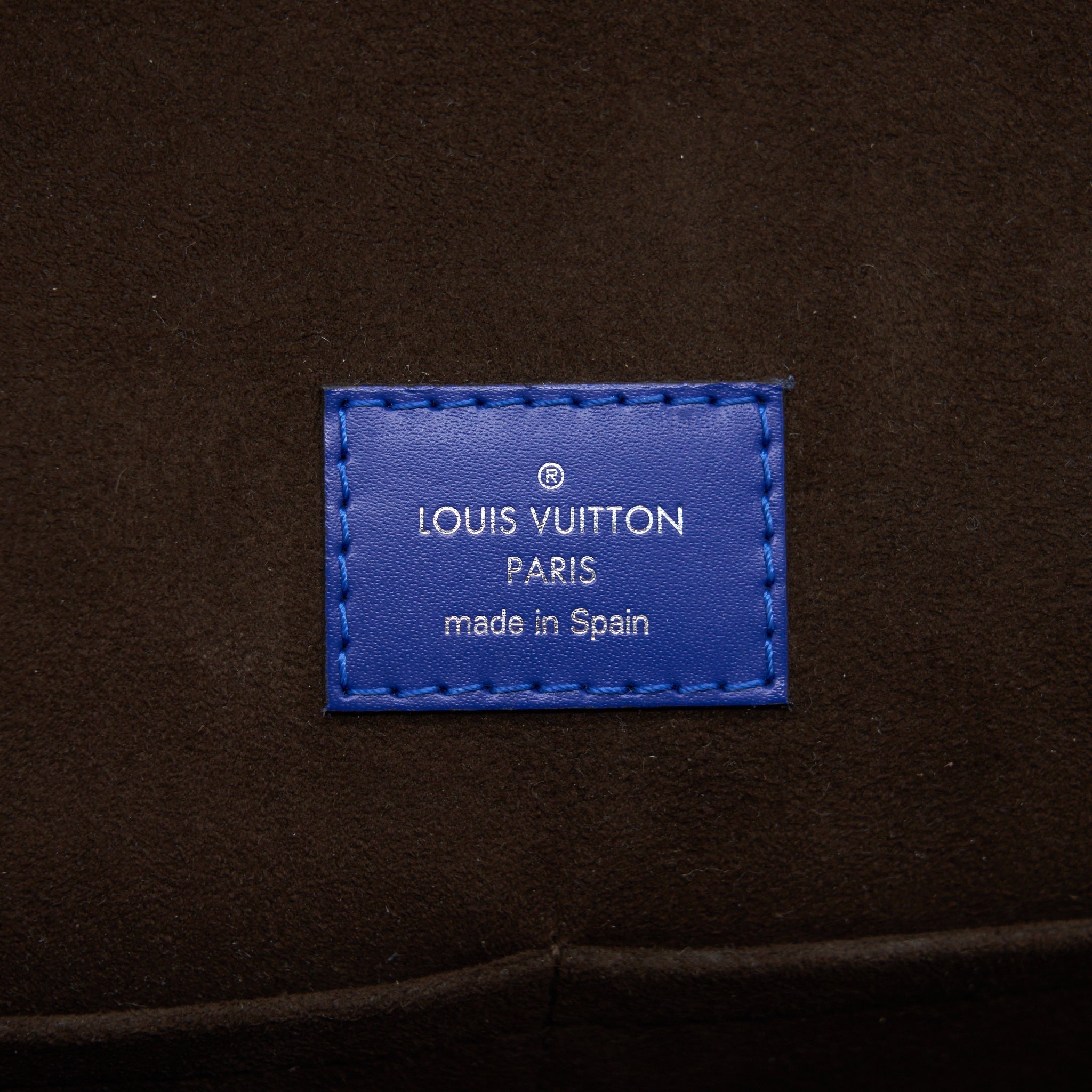 LOUIS VUITTON CLUNY MM EPI BLUE SHW