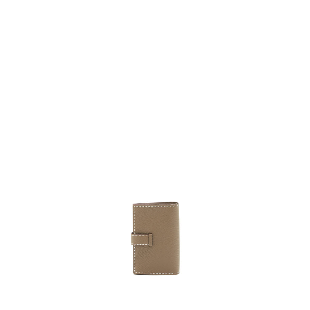 HERMES BEARN CARD HOLDER ETOUPE EPSOM GHW