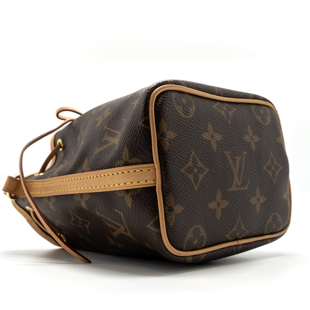 LOUIS VUITTON NANO NOE MONOGRAM CANVAS GHW