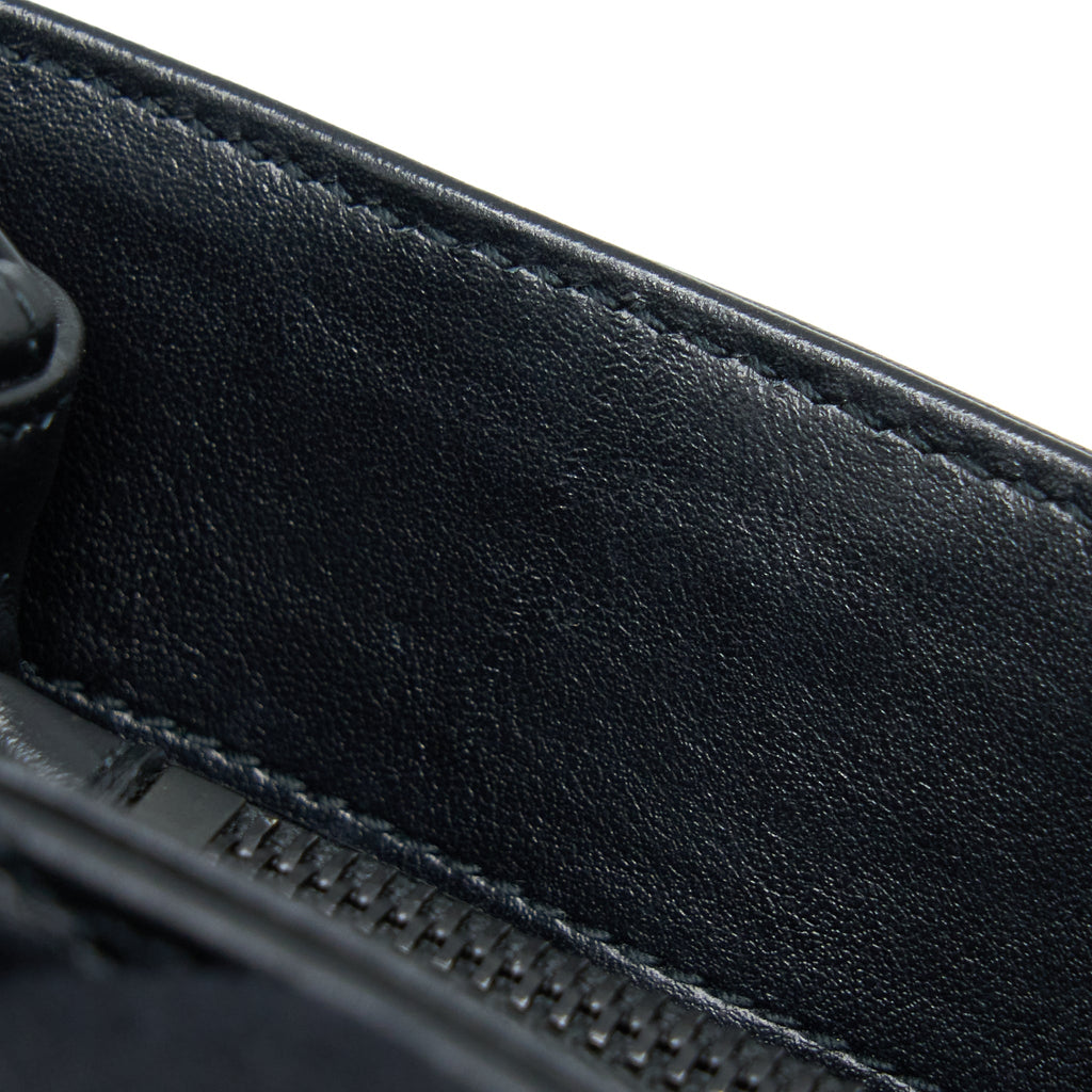 SAINT LAURENT/ YSL LOULOU BAG BLACK WITH BLACK HARDWARE