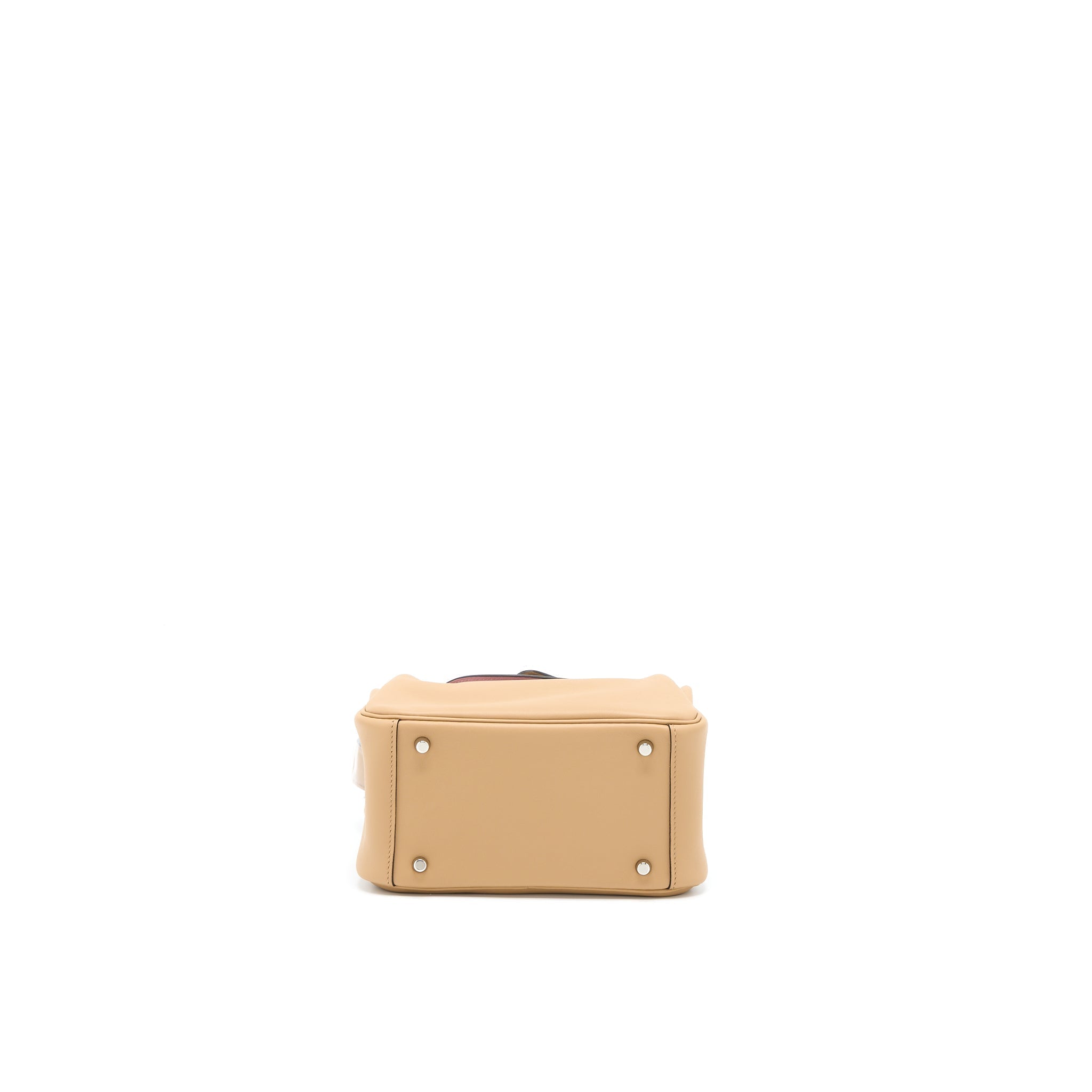 HERMES MINI LINDY SWIFT CHAI / MAUVE SYLVESTRE SHW