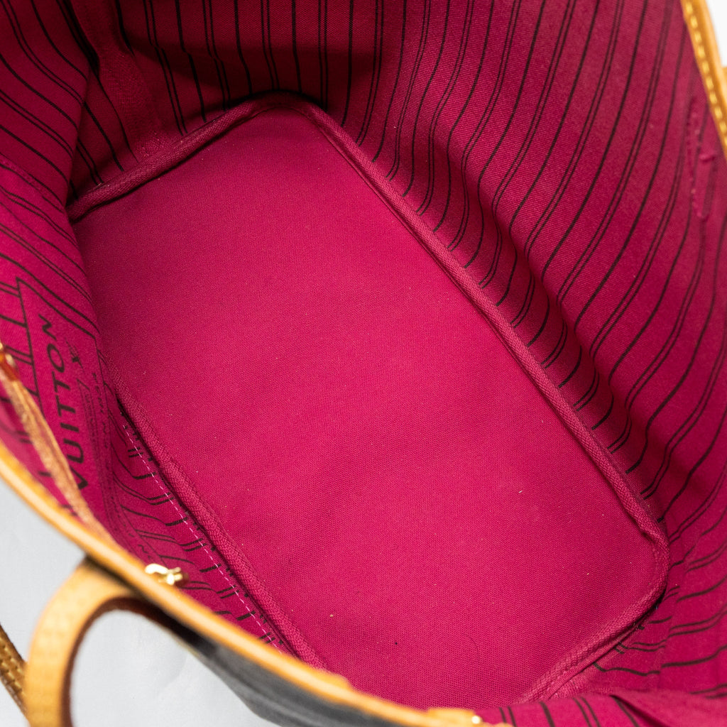 LOUIS VUITTON NEVERFULL MM MONOGRAM CANVAS GHW