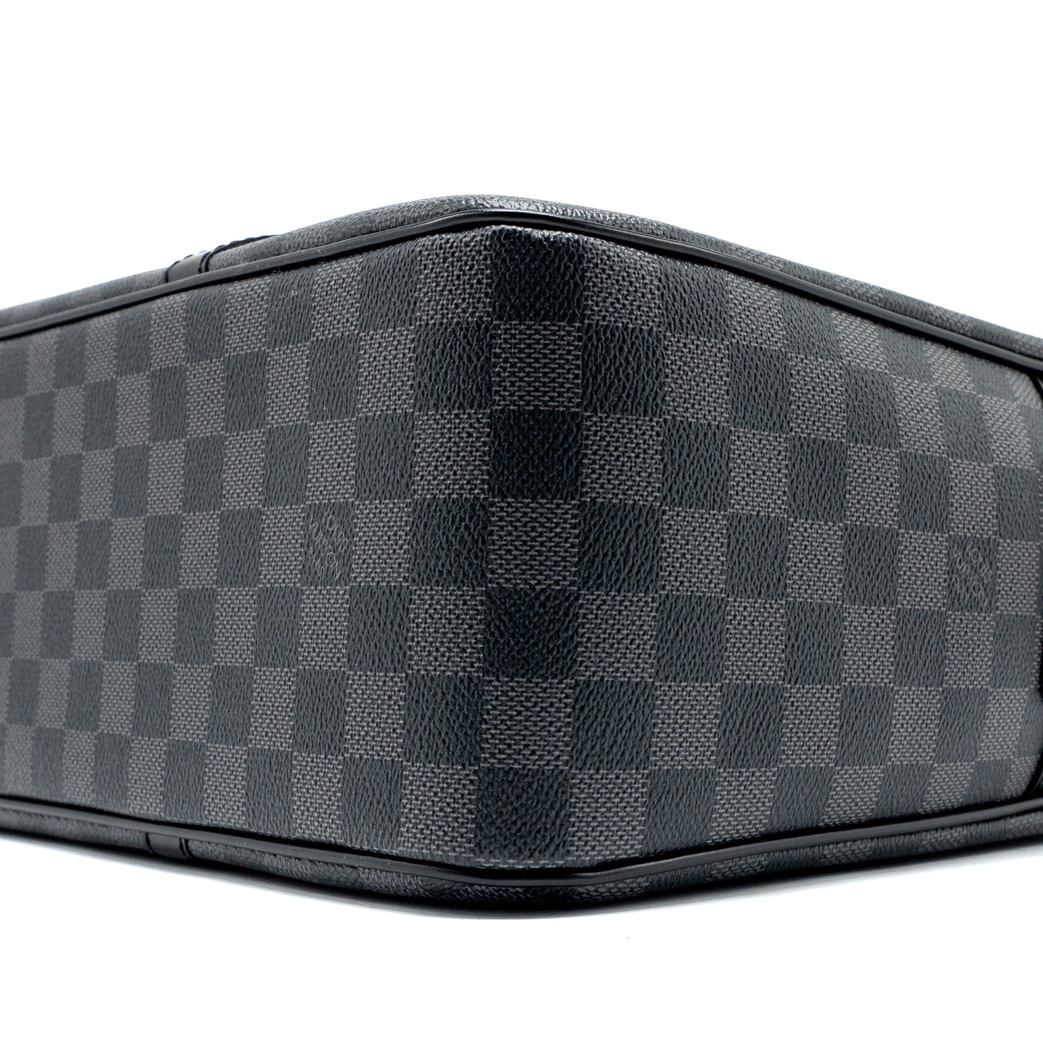 LOUIS VUITTON BRIEFCASE/DOCUMENT BAG DAMIER GRAPHITE CANVAS BLACK SHW