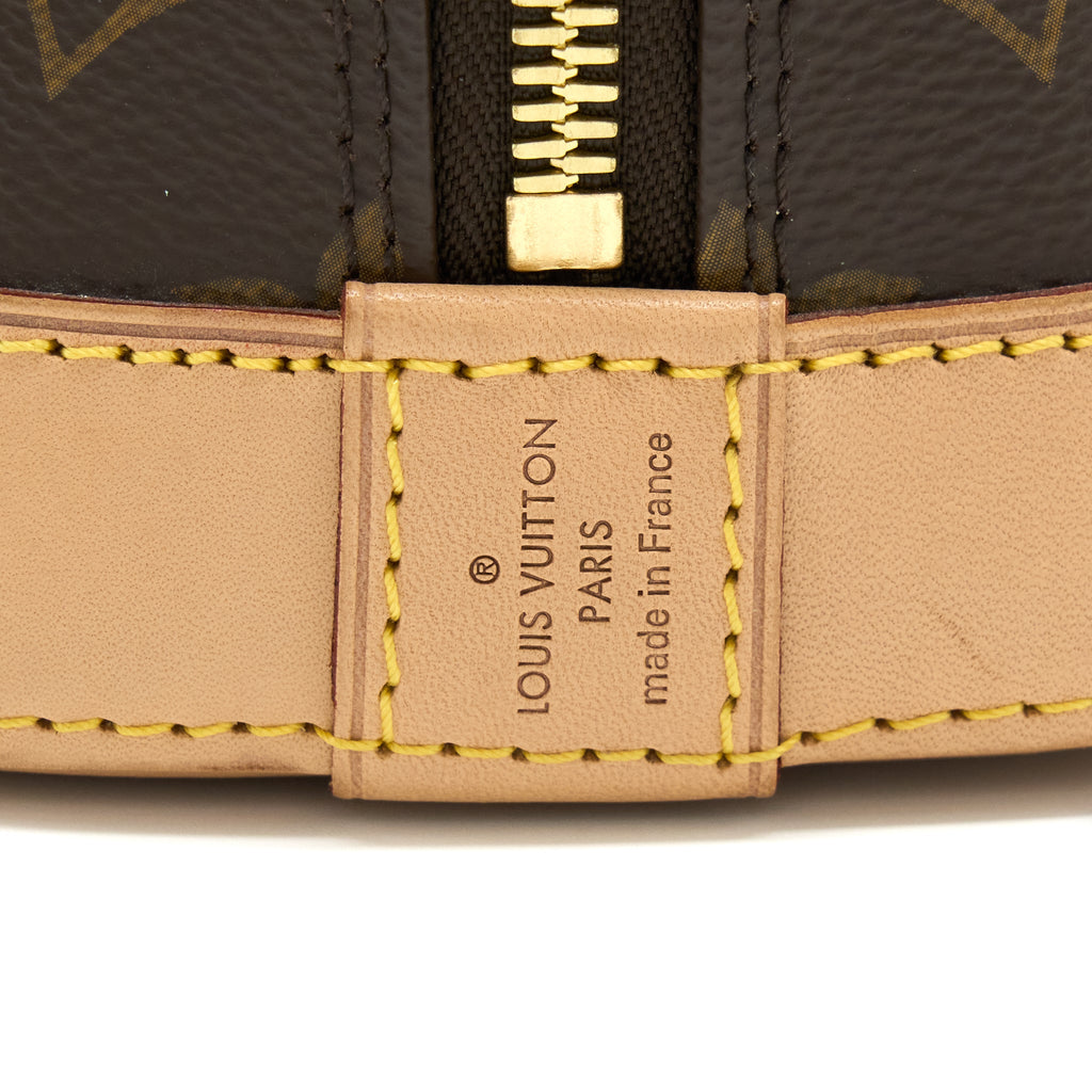 LOUIS VUITTON ALMA BB MONOGRAM CANVAS GHW