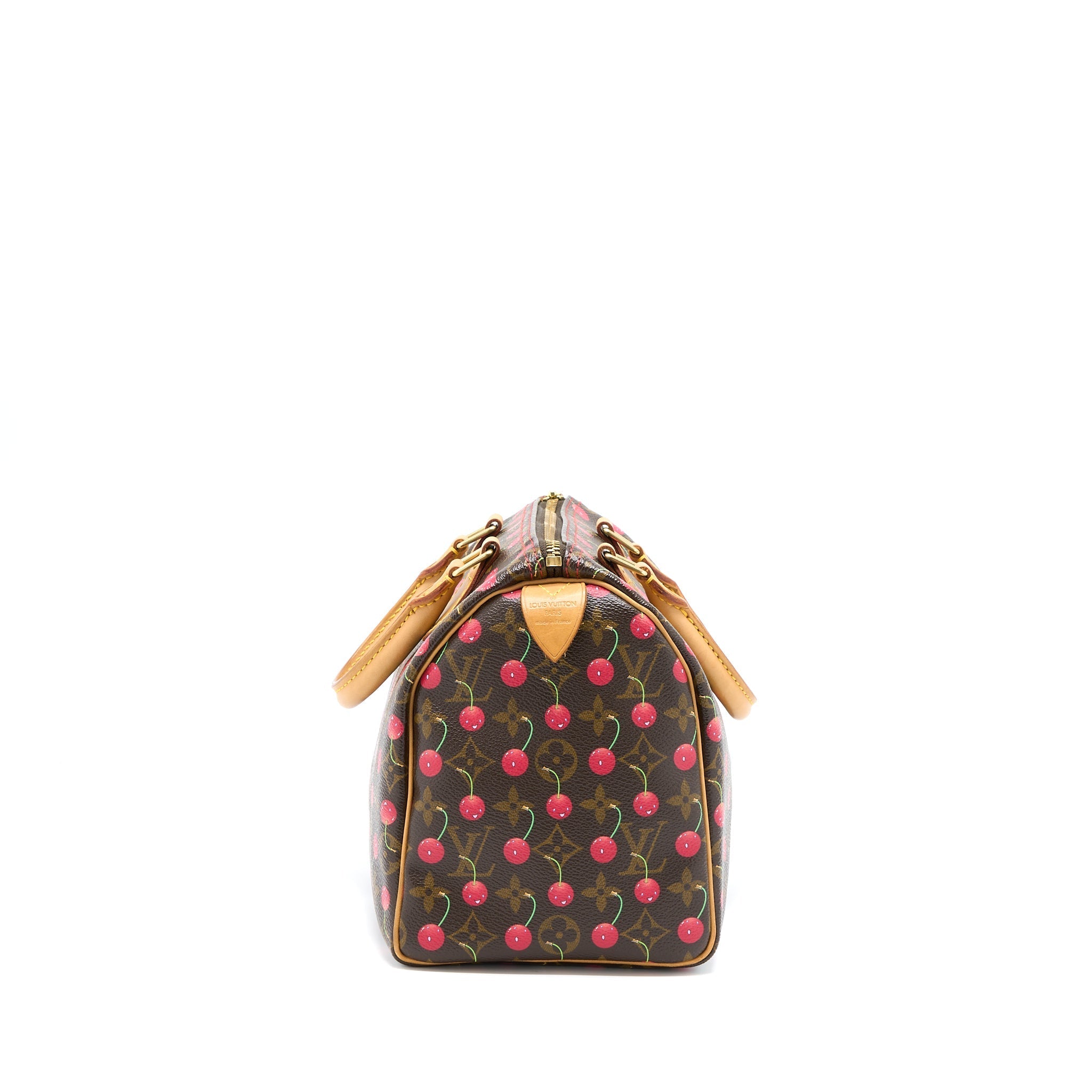 LOUIS VUITTON SPEEDY 25 CHERRY BLOSSOM MONOGRAM CANVAS GHW