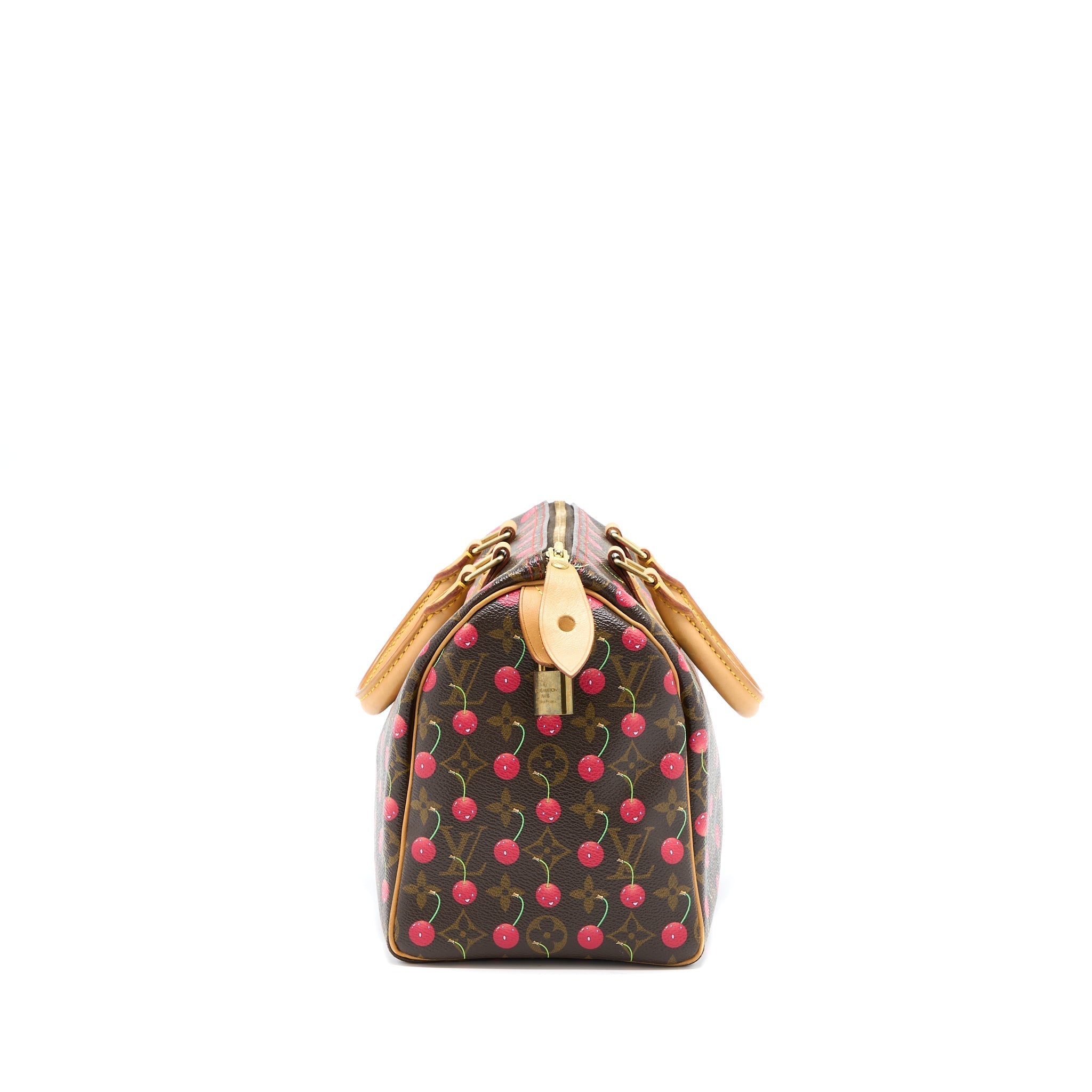 LOUIS VUITTON SPEEDY 25 CHERRY BLOSSOM MONOGRAM CANVAS GHW
