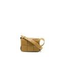 BOTTEGA VENETTA MINI CASSETTE CROSSBODY BAG OLIVE BROWN LGHW
