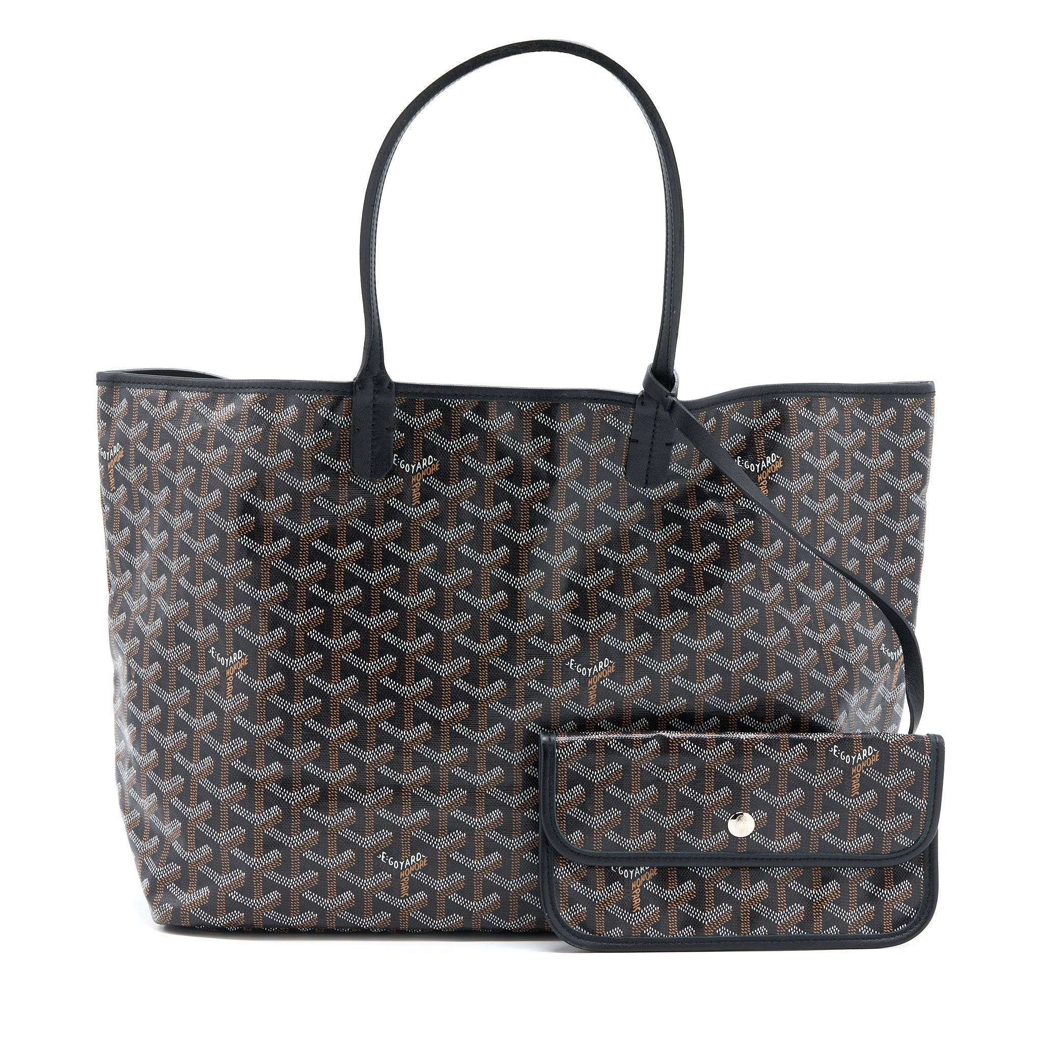 GOYARD SAINT LOUIS TOTE PM BLACK/MULTICOLOUR