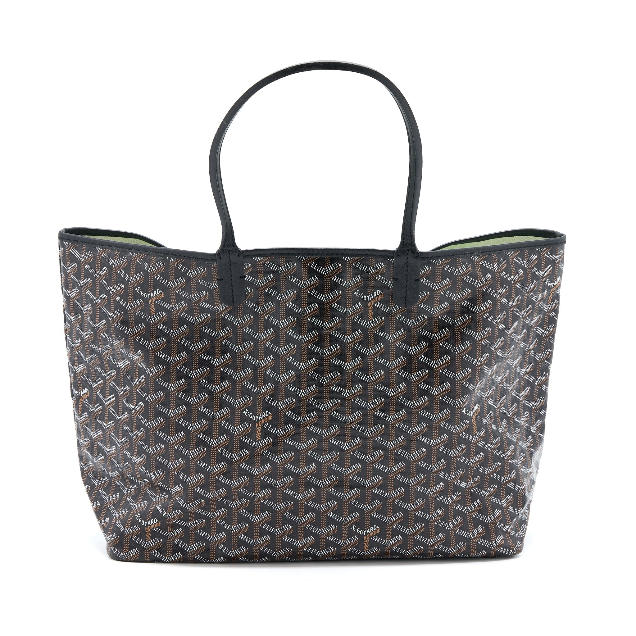 GOYARD SAINT LOUIS TOTE PM BLACK/MULTICOLOUR