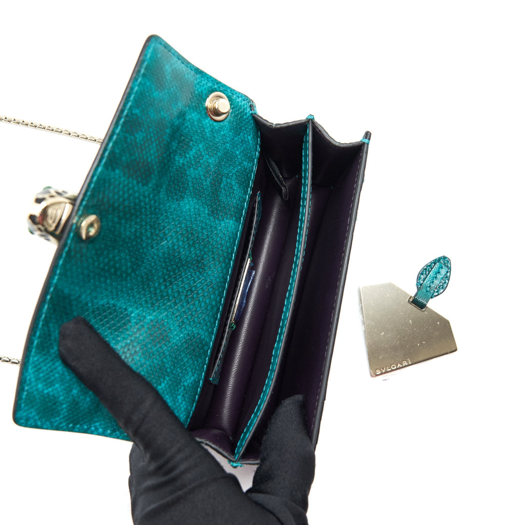 BVALGARI SERPENTI FOREVER CROSSBODY MINI BAG KARUNG GREEN