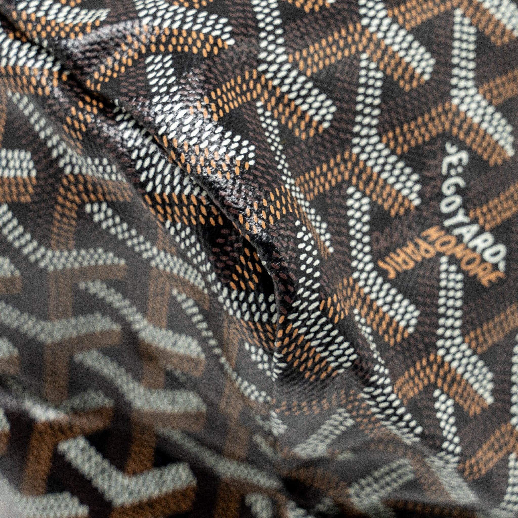 GOYARD SAINT LOUIS PM TOTE BAG GOYARDINE CANVAS/CALFSKIN BLACK SHW