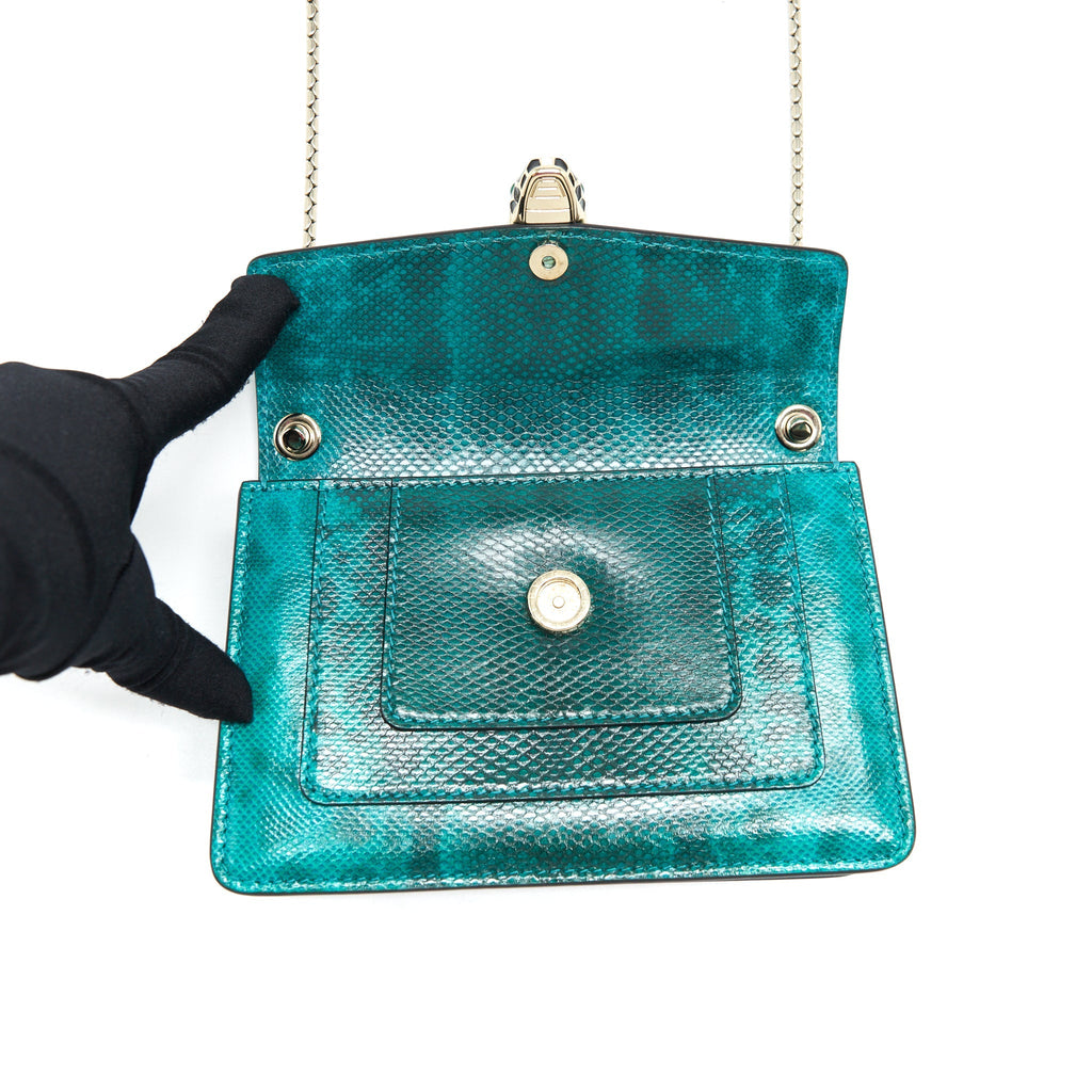 BVALGARI SERPENTI FOREVER CROSSBODY MINI BAG KARUNG GREEN