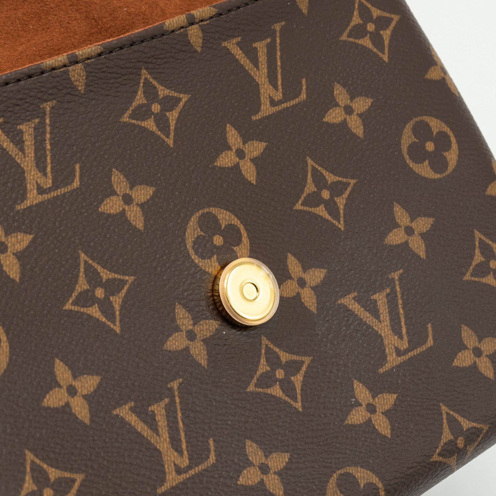 LOUIS VUITTON LOCK BB MONOGRAM CANVAS BROWN GHW