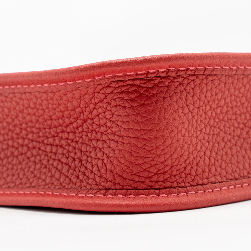 HERMES MINI EVELYNE CLEMENCE VERMILLON/ROUGE VIF GHW
