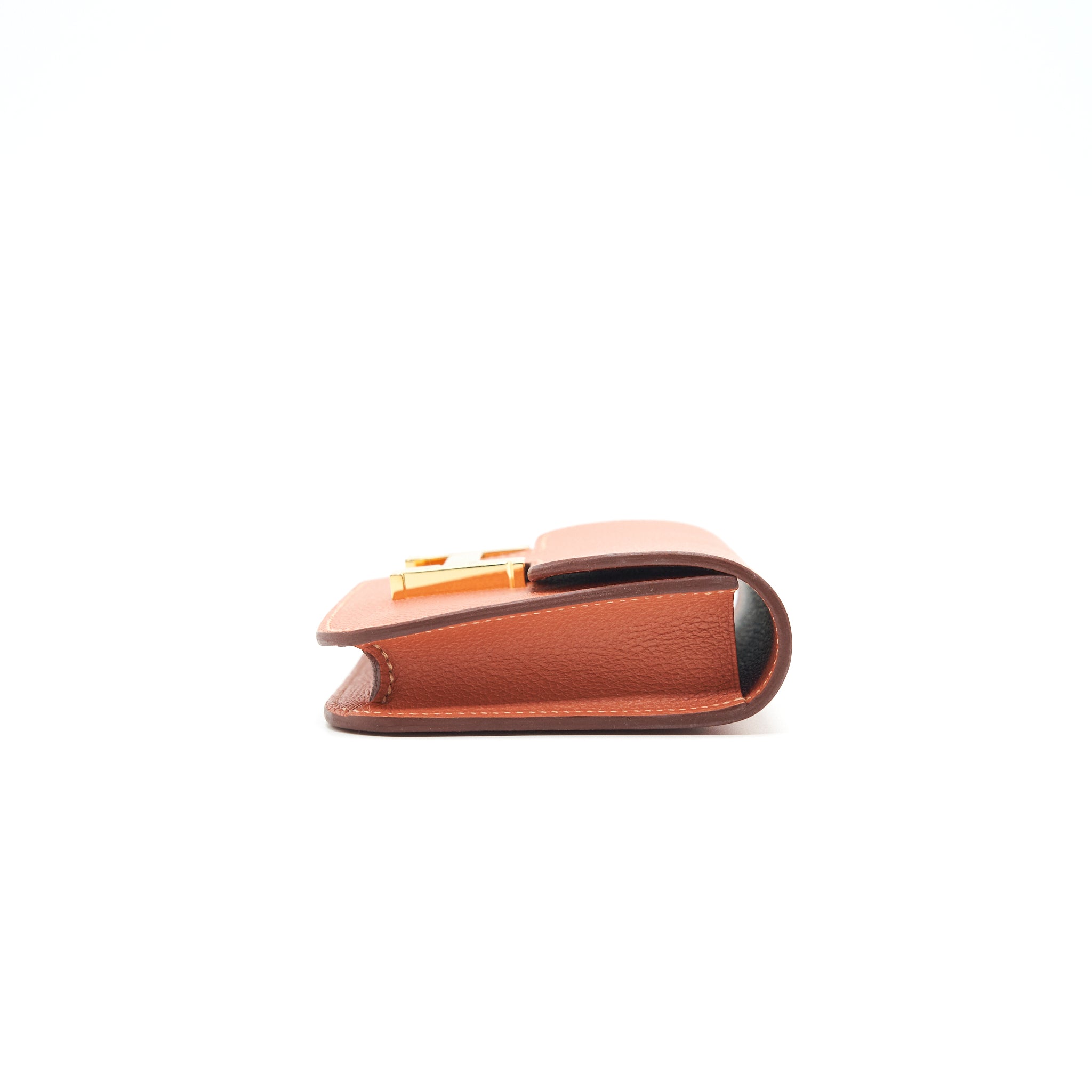HERMES SLIM WALLET EVERCOLOR BLUSH/ BLUE FRIDA GHW