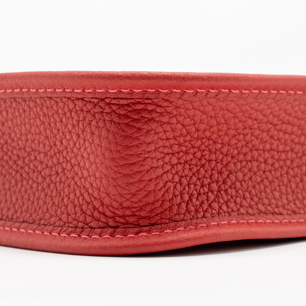 HERMES MINI EVELYNE CLEMENCE VERMILLON/ROUGE VIF GHW