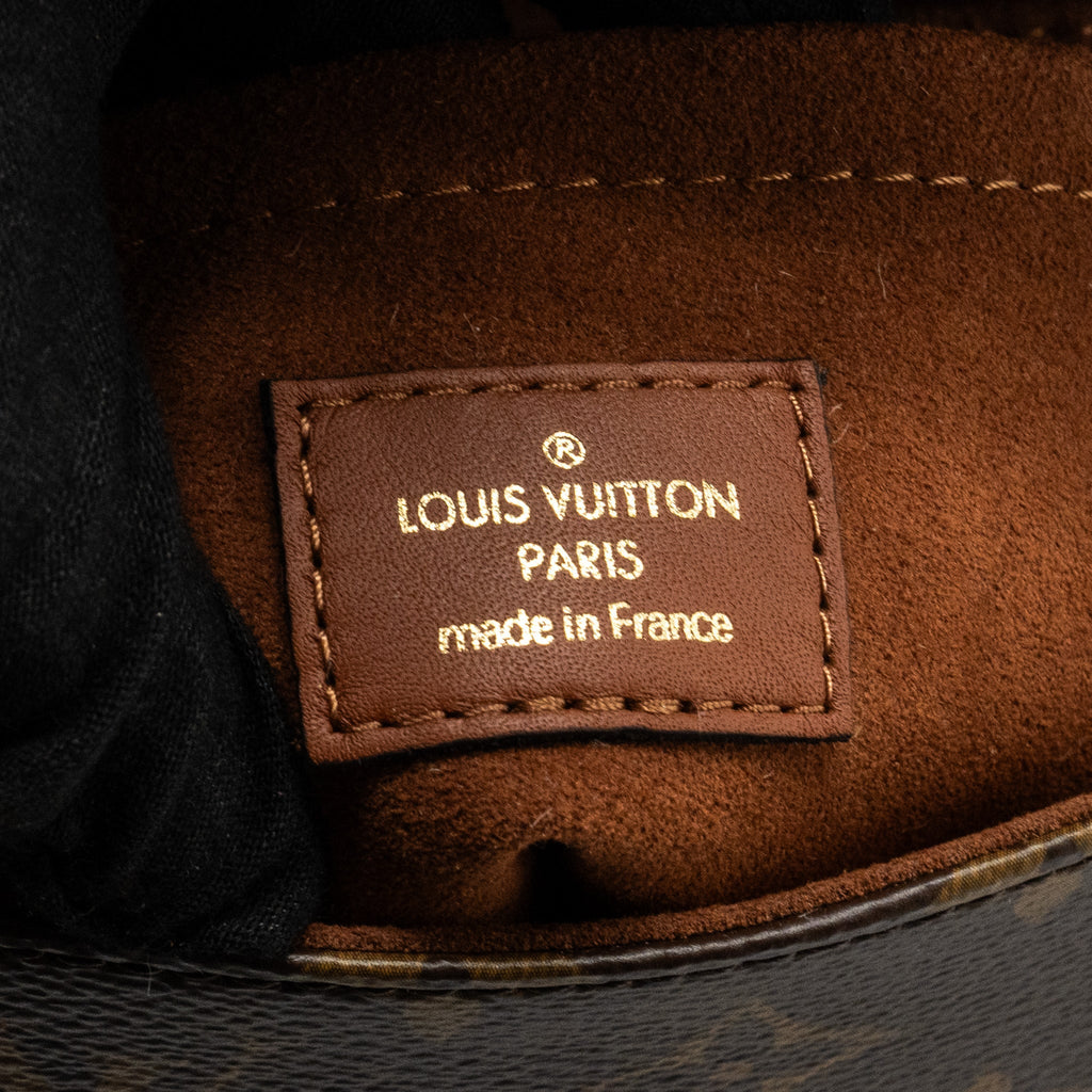LOUIS VUITTON LOCK BB MONOGRAM CANVAS BROWN GHW