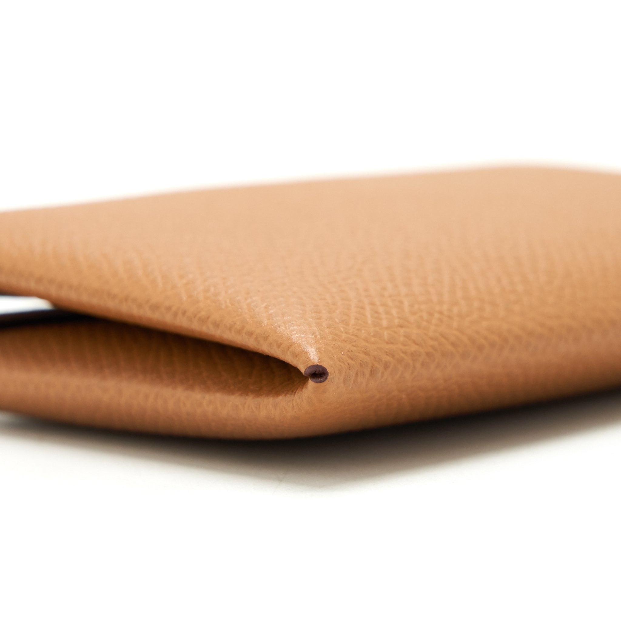 HERMES CALVI CARD HOLDER EPSOM GOLD