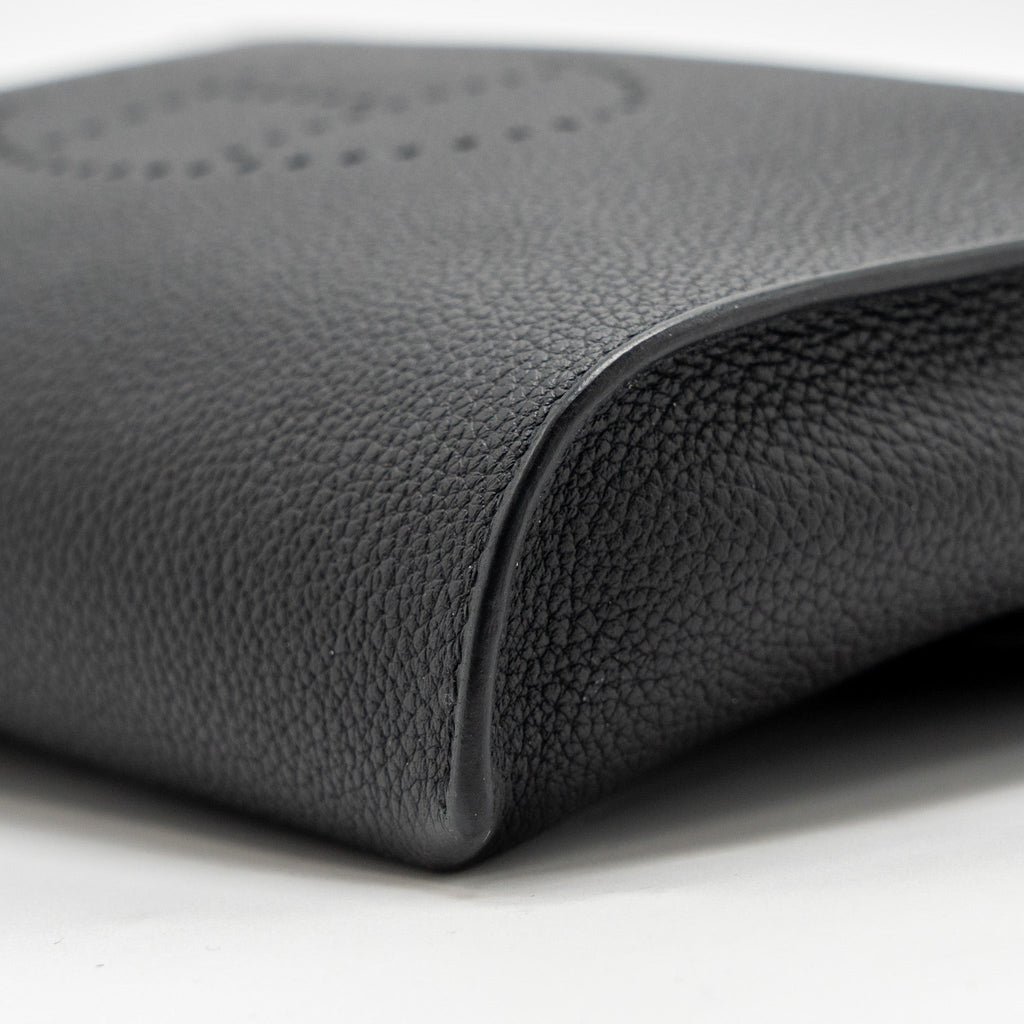 HERMES VIDEPOCHES BAG TOGO BLACK SHW