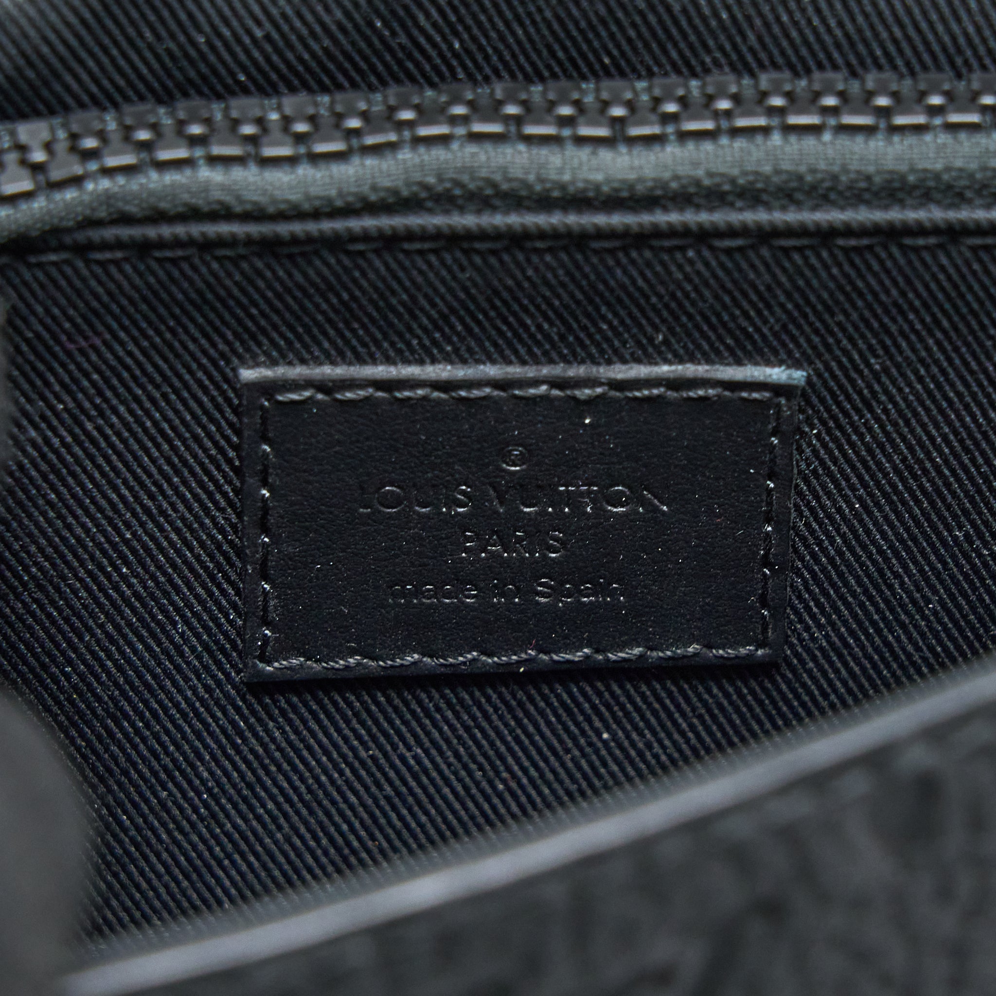 LOUIS VUITTON S LOCK SLINGBAG MONOGRAM-EMBOSSED TAURILLON BLACK BLACK HARDWARE (NEW VERSION)