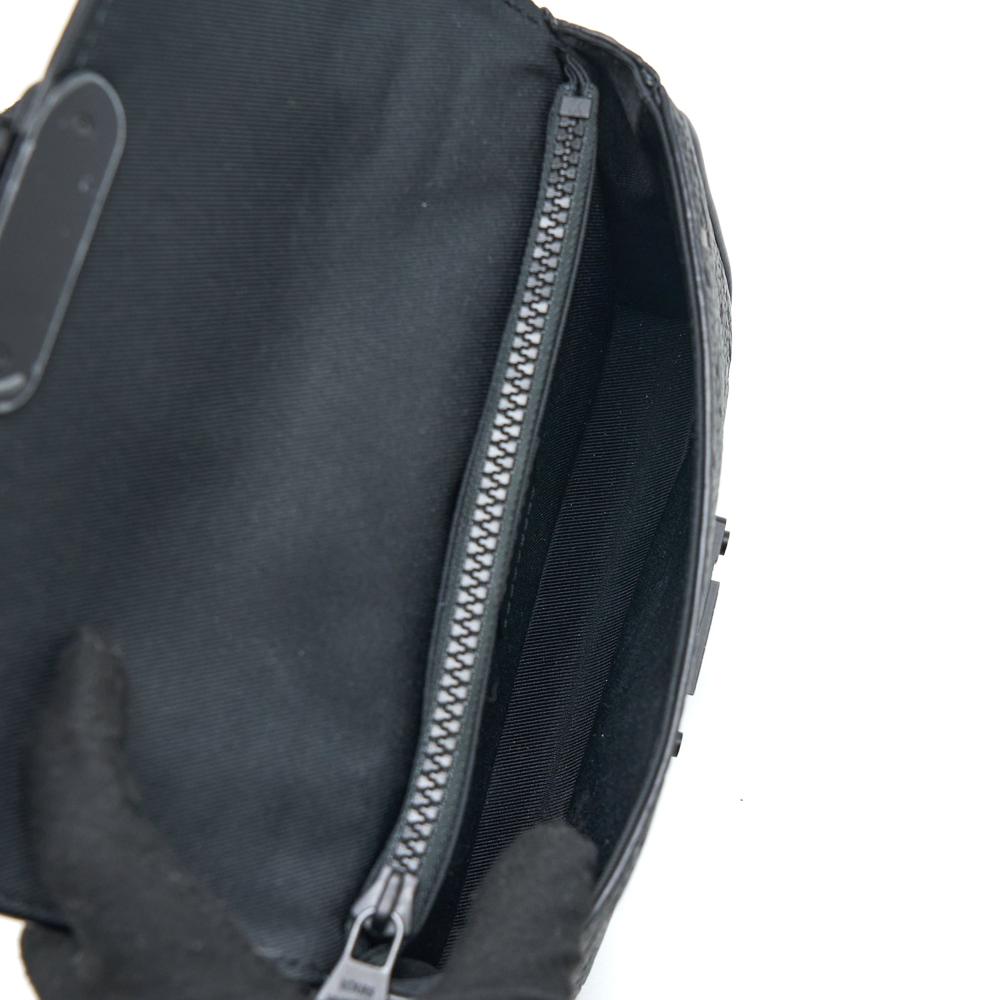 LOUIS VUITTON S LOCK SLINGBAG MONOGRAM-EMBOSSED TAURILLON BLACK BLACK HARDWARE (NEW VERSION)