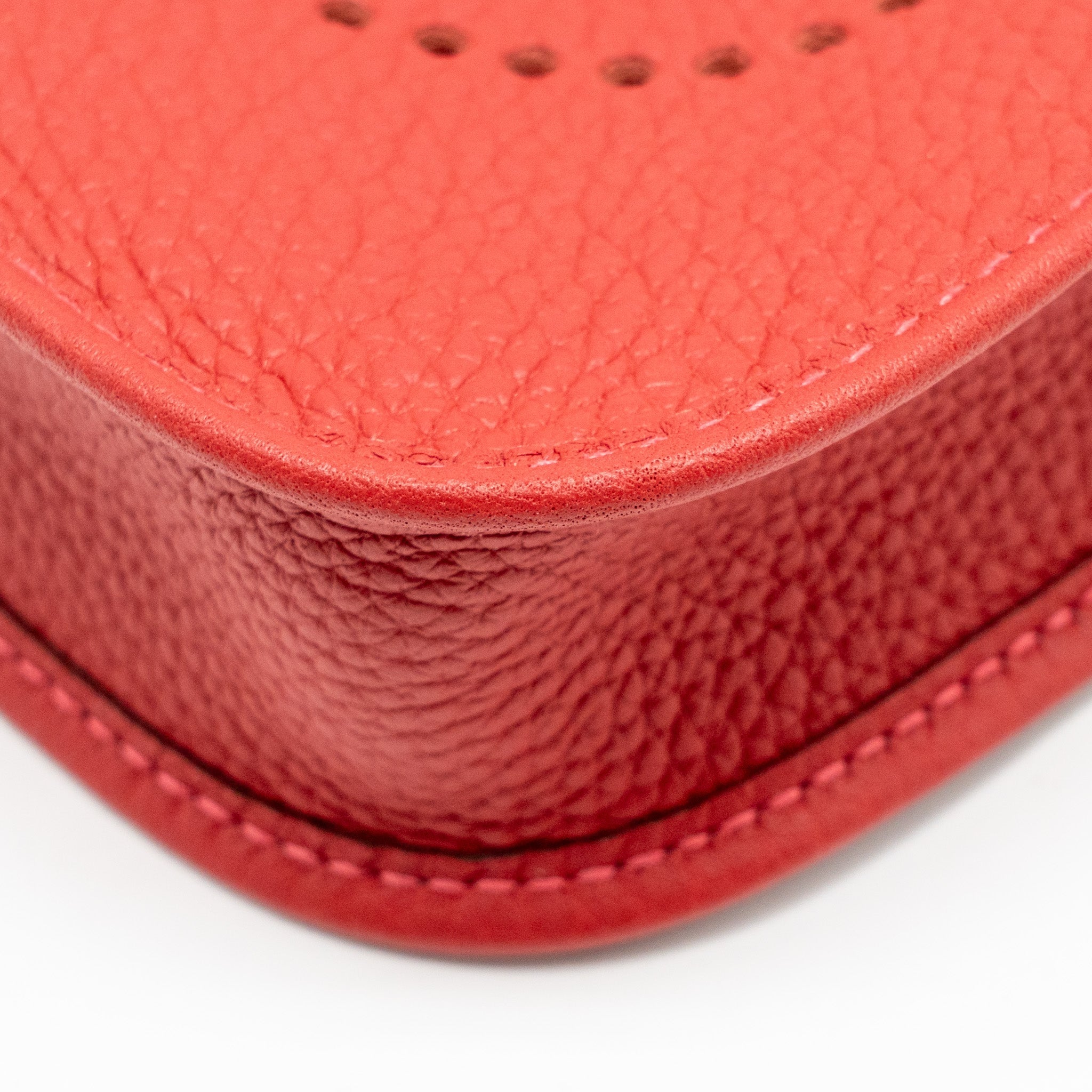 HERMES MINI EVELYNE CLEMENCE VERMILLON/ROUGE VIF GHW