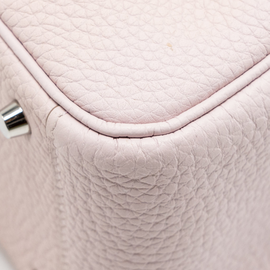 HERMES MINI LINDY CLEMENCE MAUVE PALE SHW
