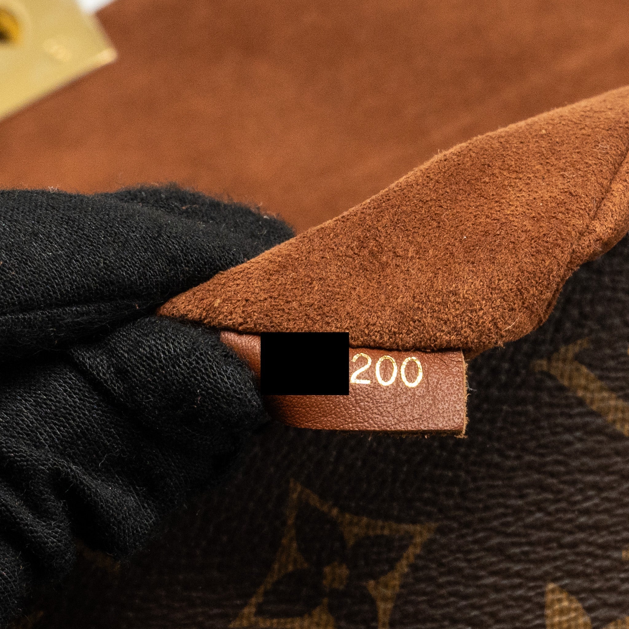 LOUIS VUITTON LOCK BB MONOGRAM CANVAS BROWN GHW
