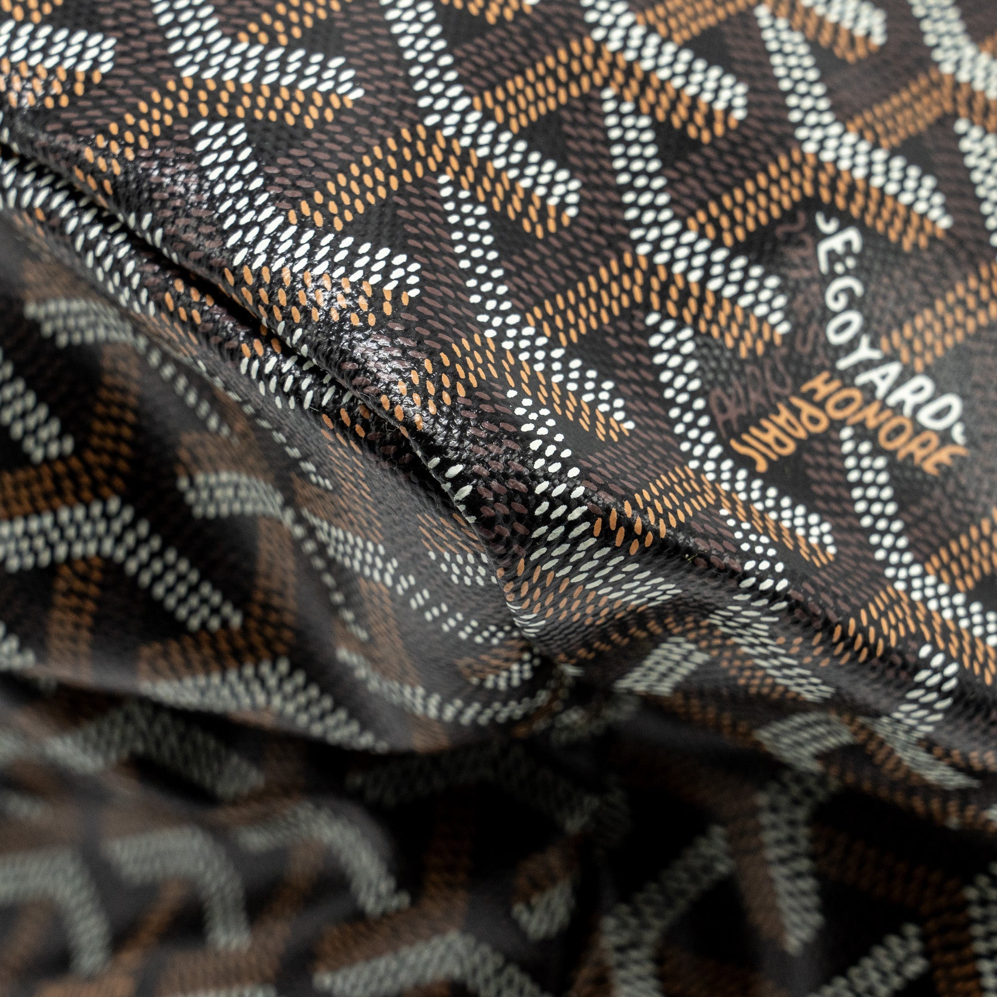 GOYARD SAINT LOUIS PM TOTE BAG GOYARDINE CANVAS/CALFSKIN BLACK SHW
