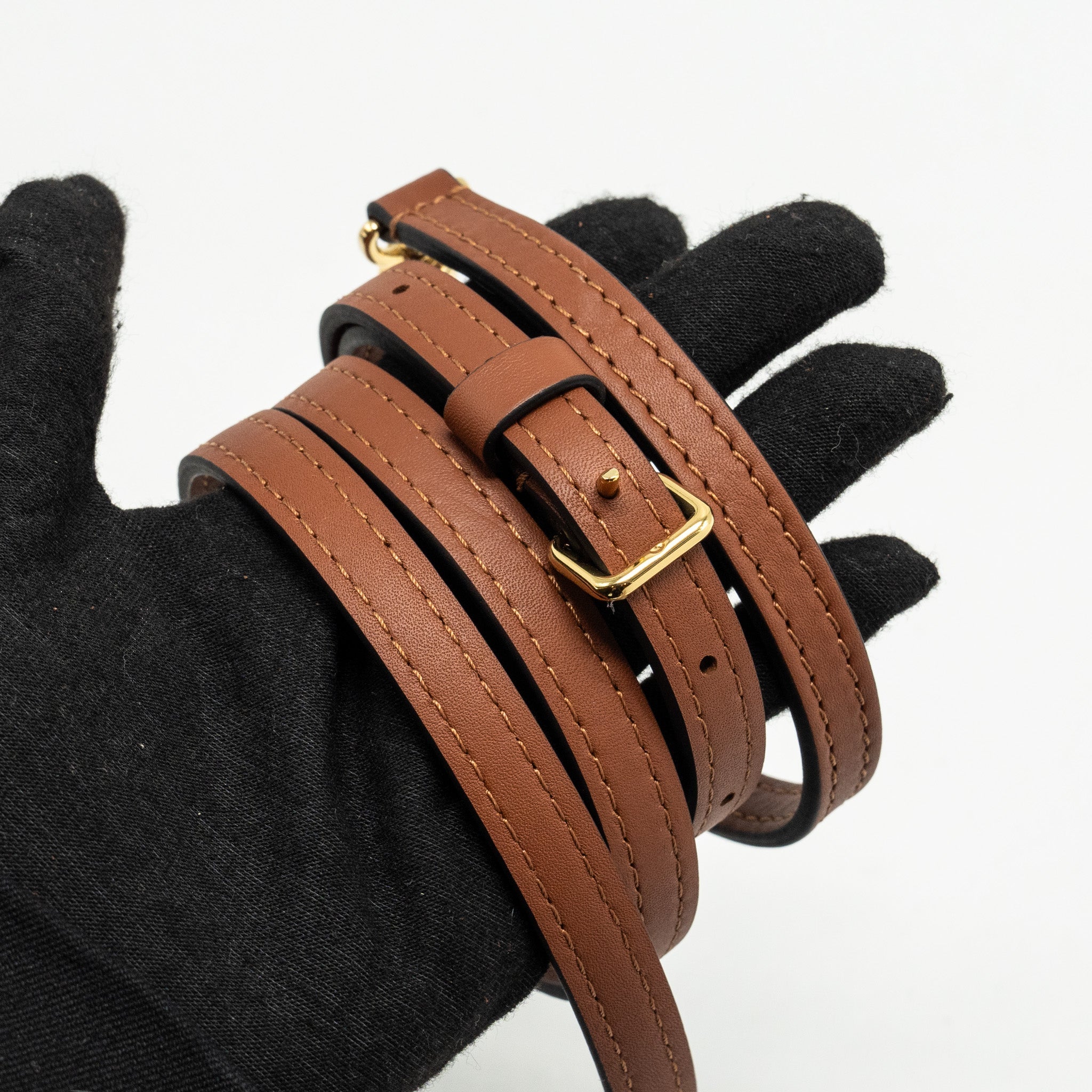 LOUIS VUITTON LOCK BB MONOGRAM CANVAS BROWN GHW