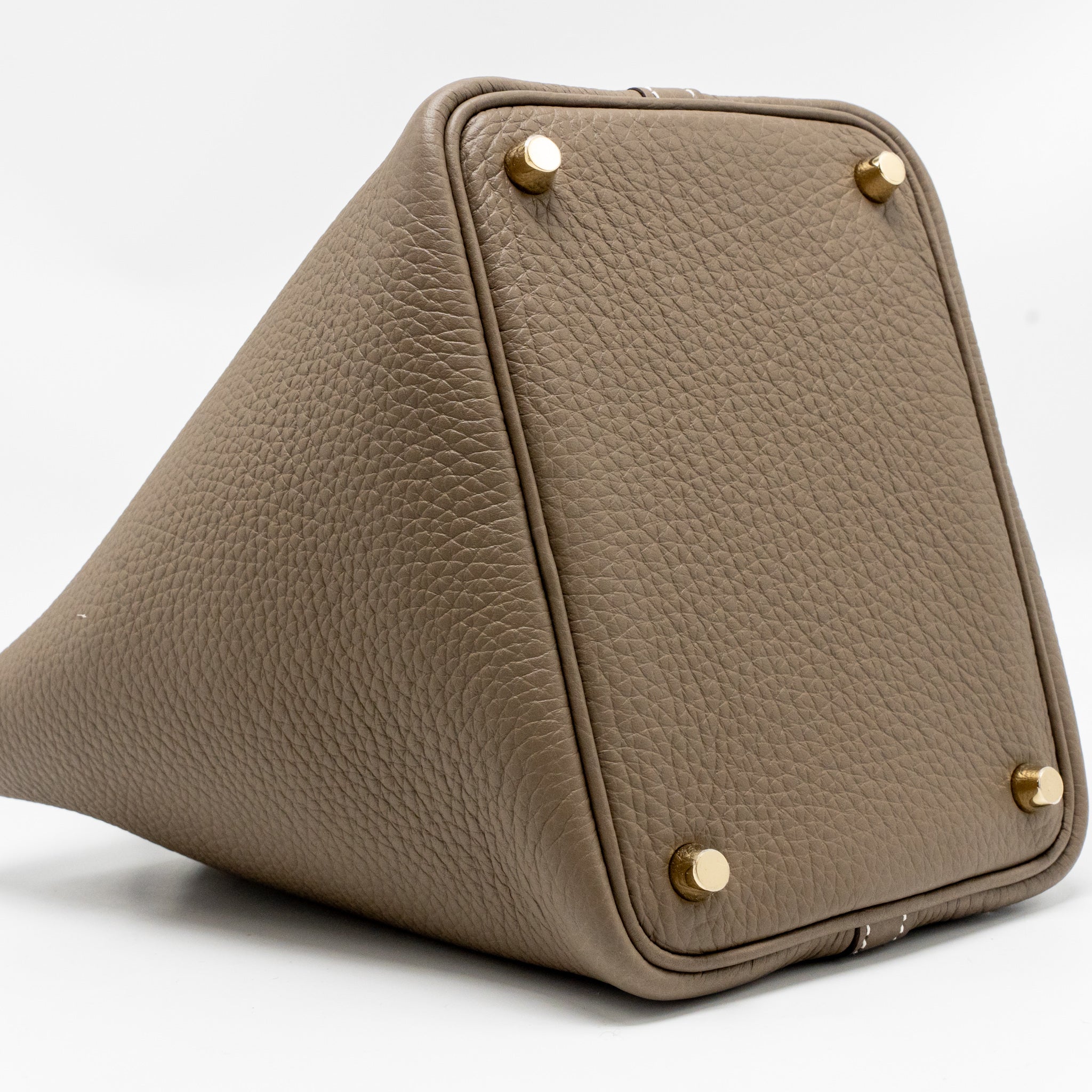 HERMES PICOTIN 18 LOCK BAG CLEMENCE ETOUPE GHW