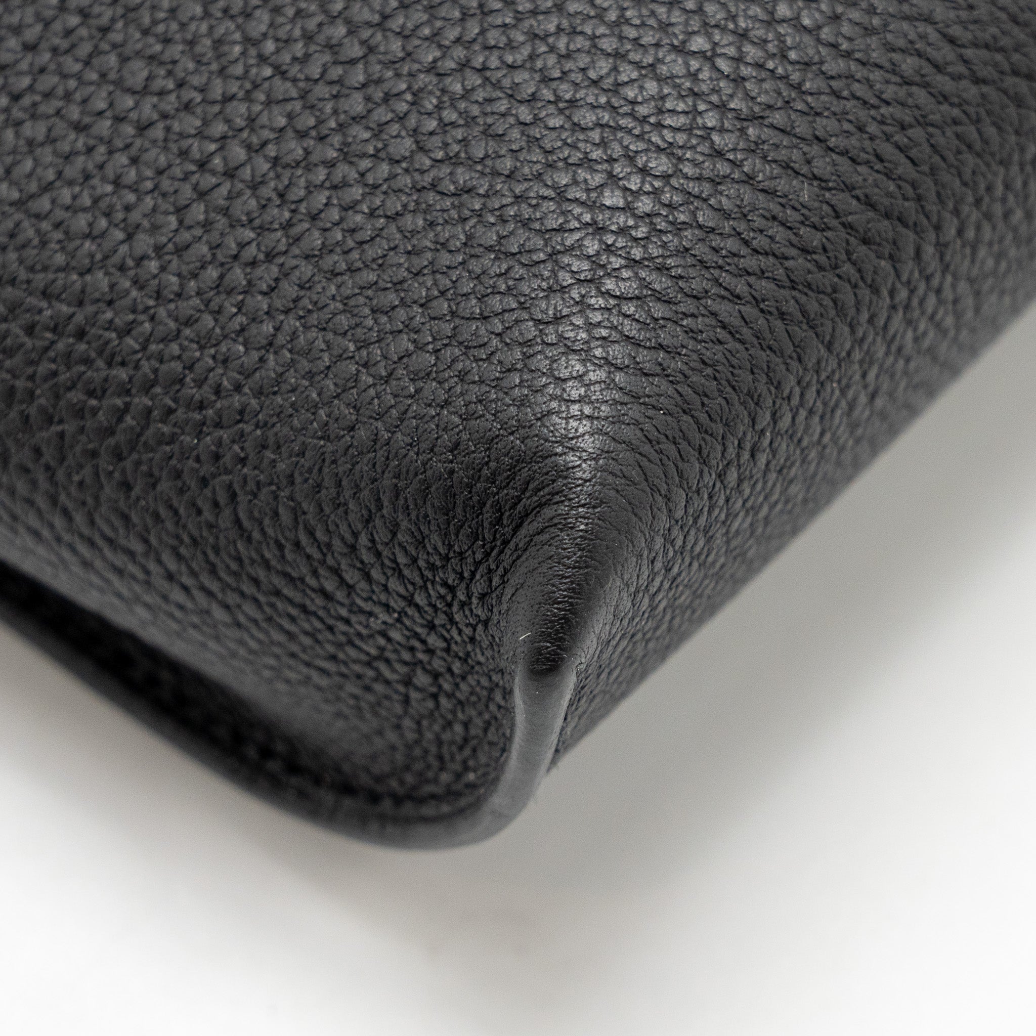 HERMES VIDEPOCHES BAG TOGO BLACK SHW