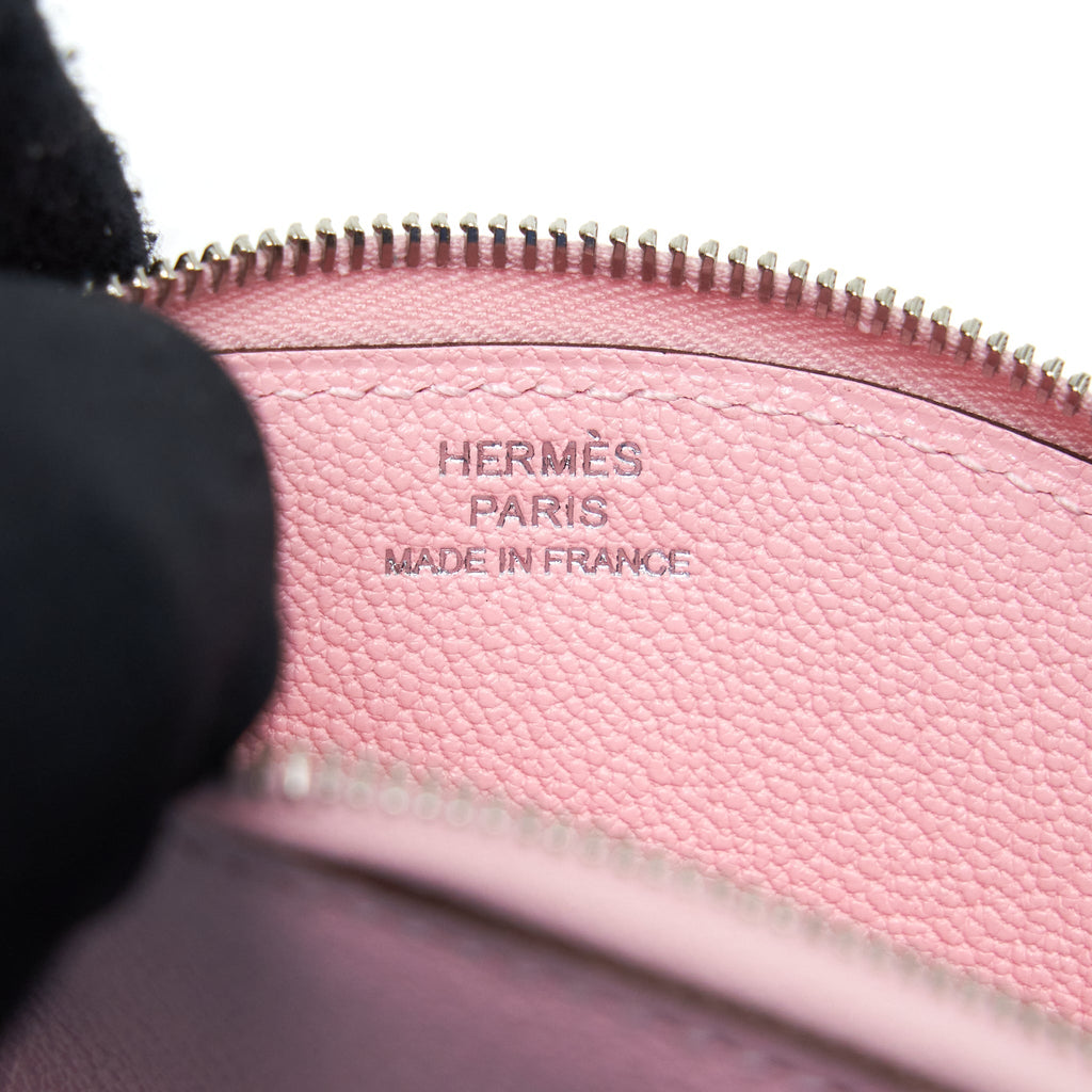 HERMES PADDOCK CHANGE PURSE PINK/MULTICOLOUR SHW