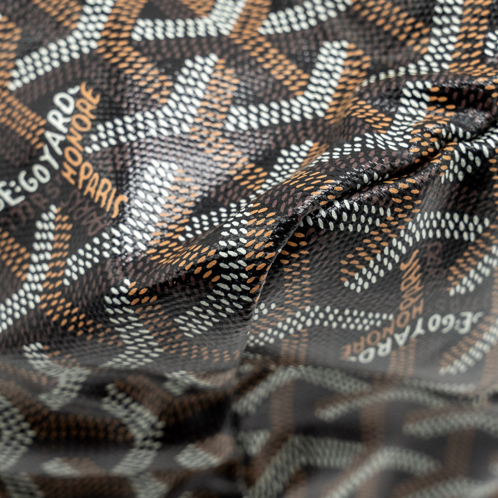 GOYARD SAINT LOUIS PM TOTE BAG GOYARDINE CANVAS/CALFSKIN BLACK SHW