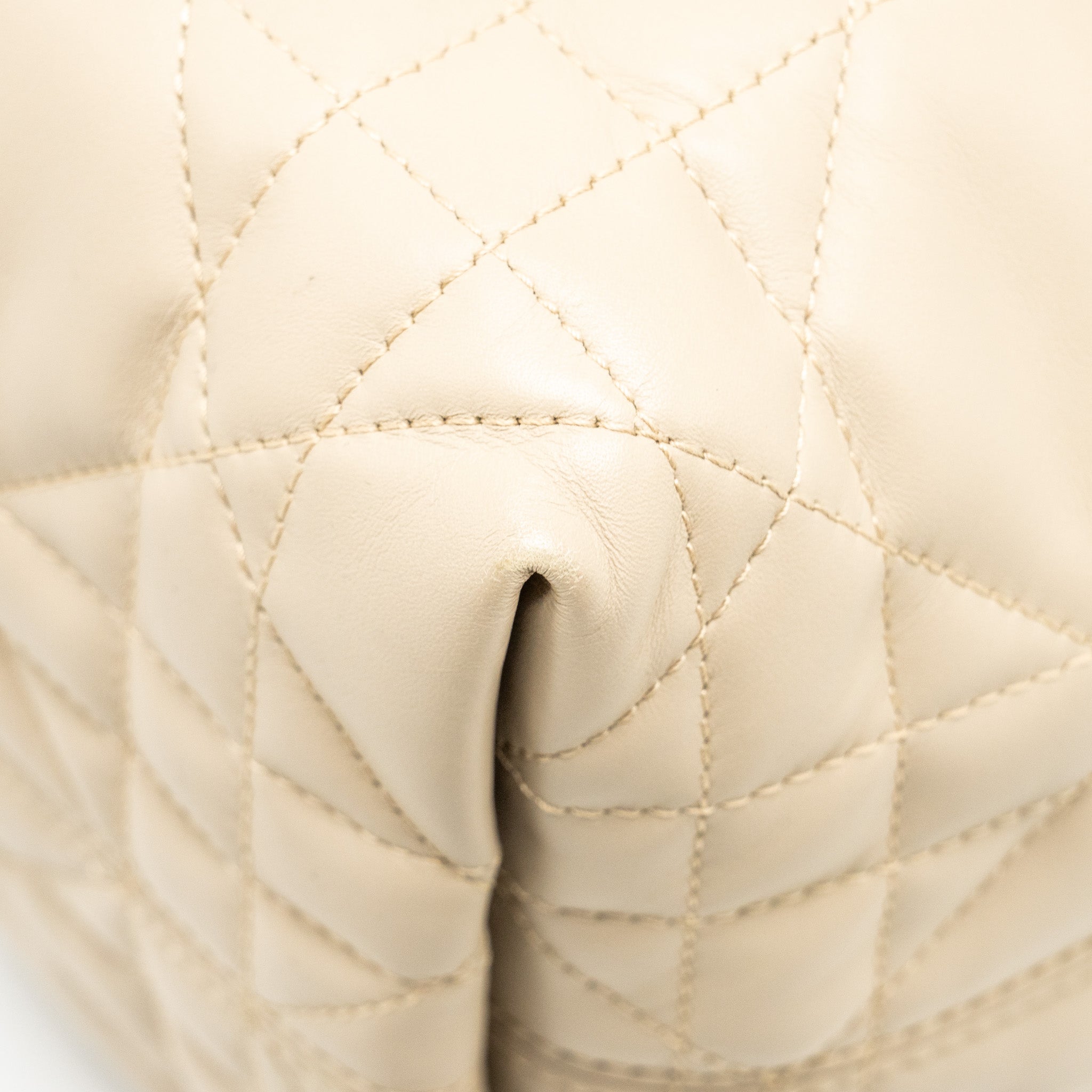 DIOR MEDIUM DIOR TOUJOURS TOTE BAG CALFSKIN POWDER BEIGE LGHW